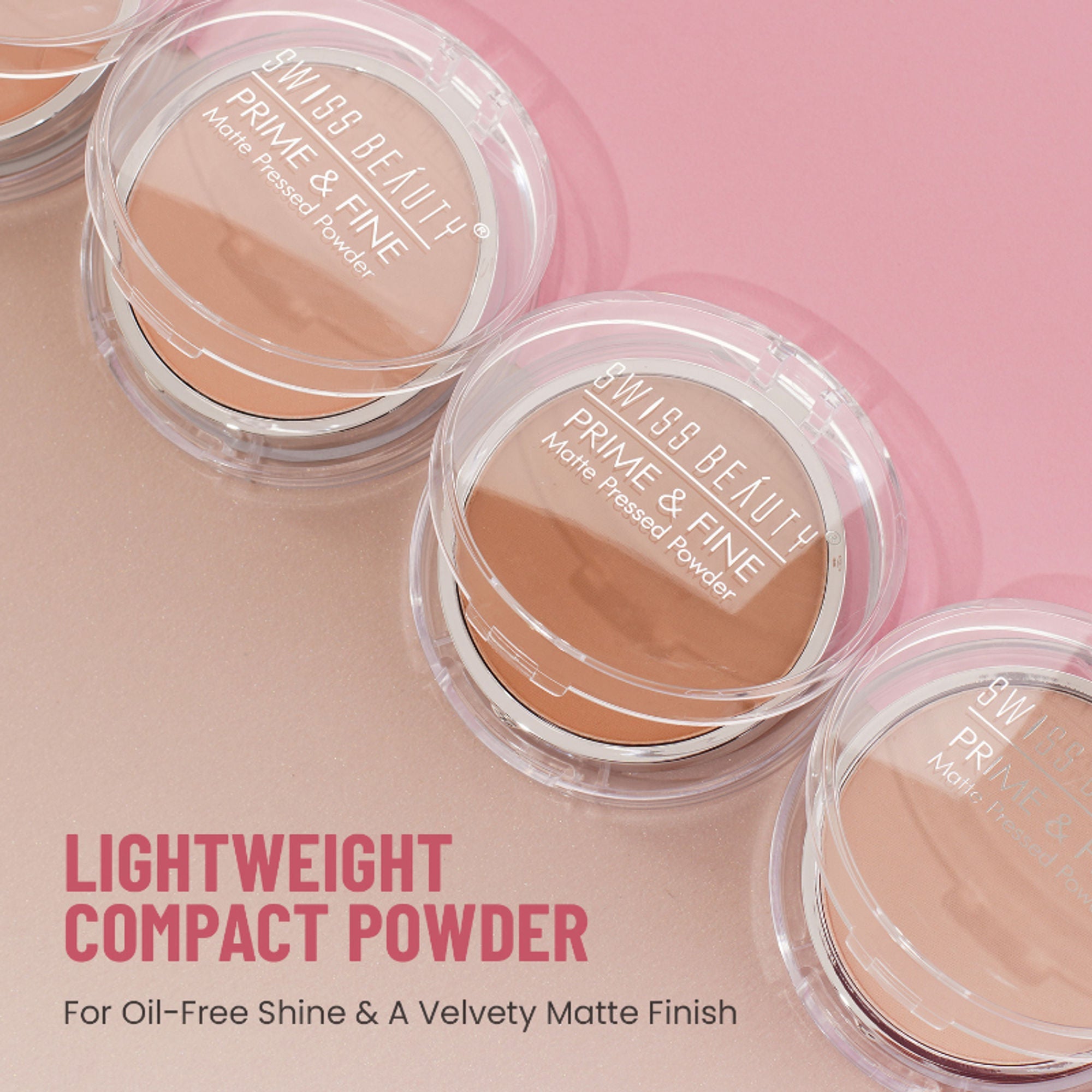 Swiss Beauty Prime & Fine Matte Pressed Powder - 1 Classic Ivory | Grocsy
