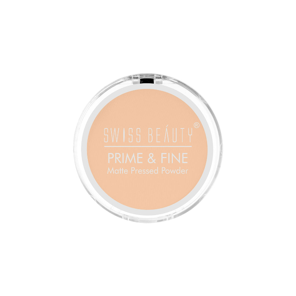 Swiss Beauty Prime & Fine Matte Pressed Powder - 2 Very Natural | Grocsy