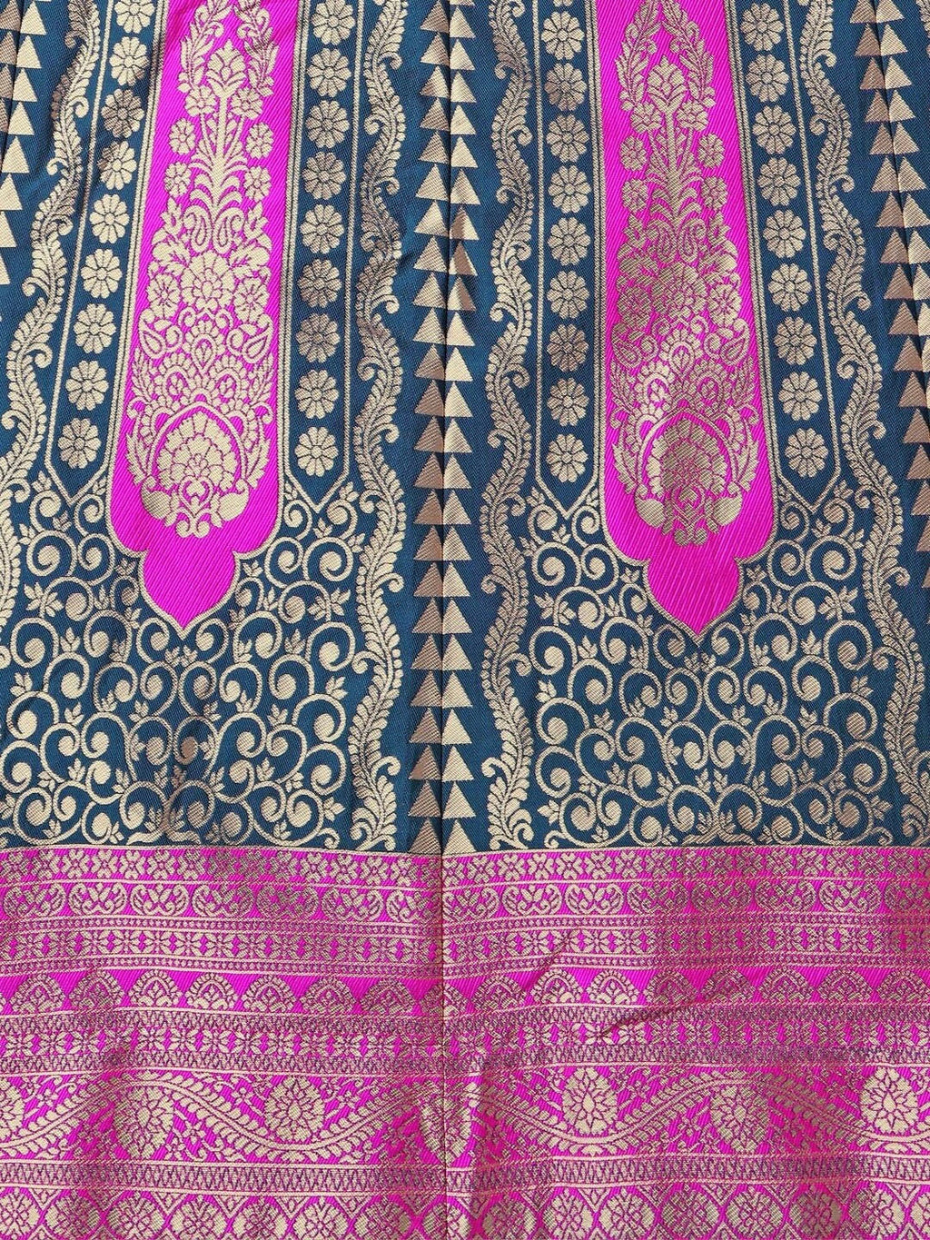 Lorenvalley Fashion Rama Ready to Wear Lehenga & Unstitched Blouse With Dupatta | Grocsy