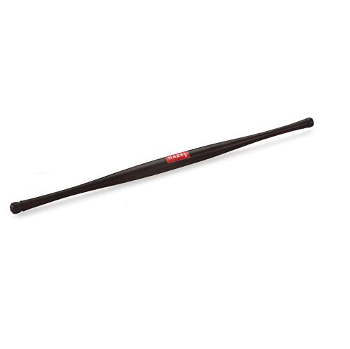 Hazel Wooden Gujarati Roti Rolling Pin Belan Sesam, 42 cm, Dark Brown, 1 Pc | Grocsy