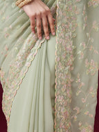 kasee Embellished Sequinned Saree | Grocsy