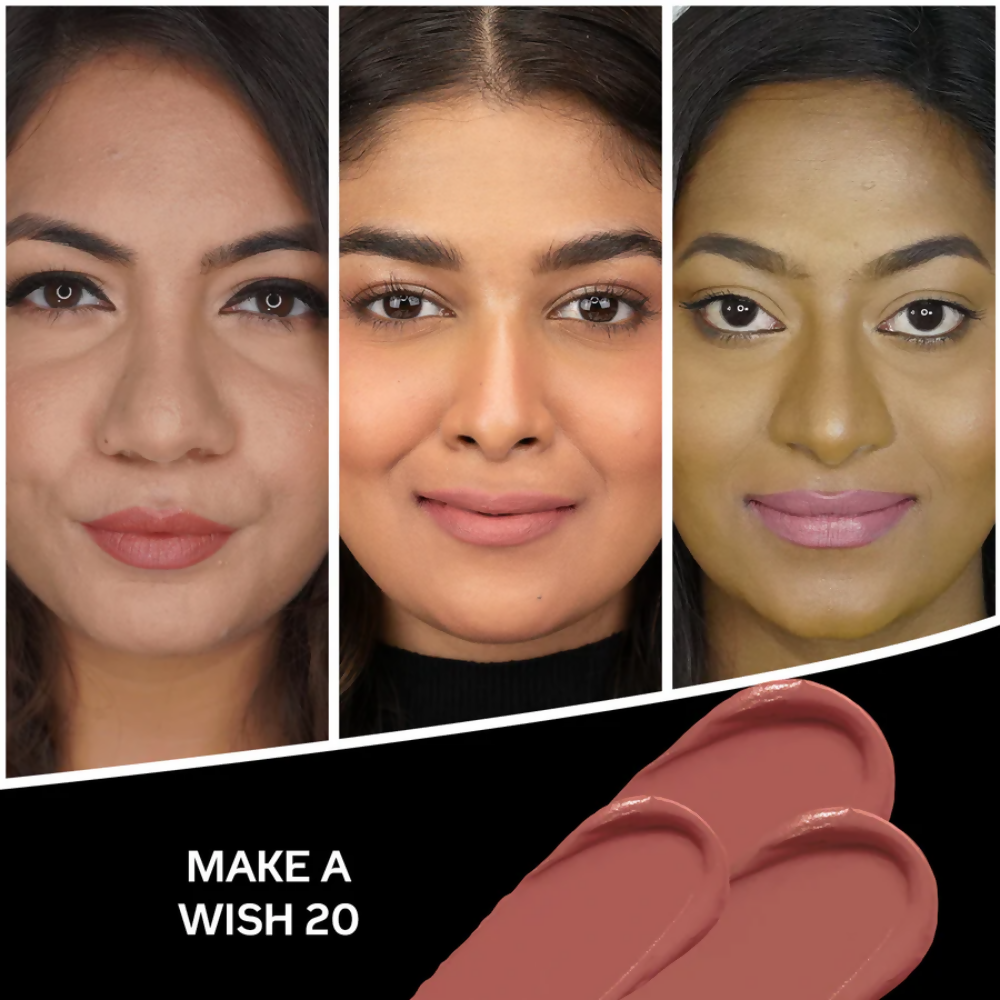 Faces Canada Comfy Matte Creme Lipstick - Make A Wish 20 | Grocsy