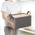 Asmaani 26L Grey Foldable Storage Box | Grocsy
