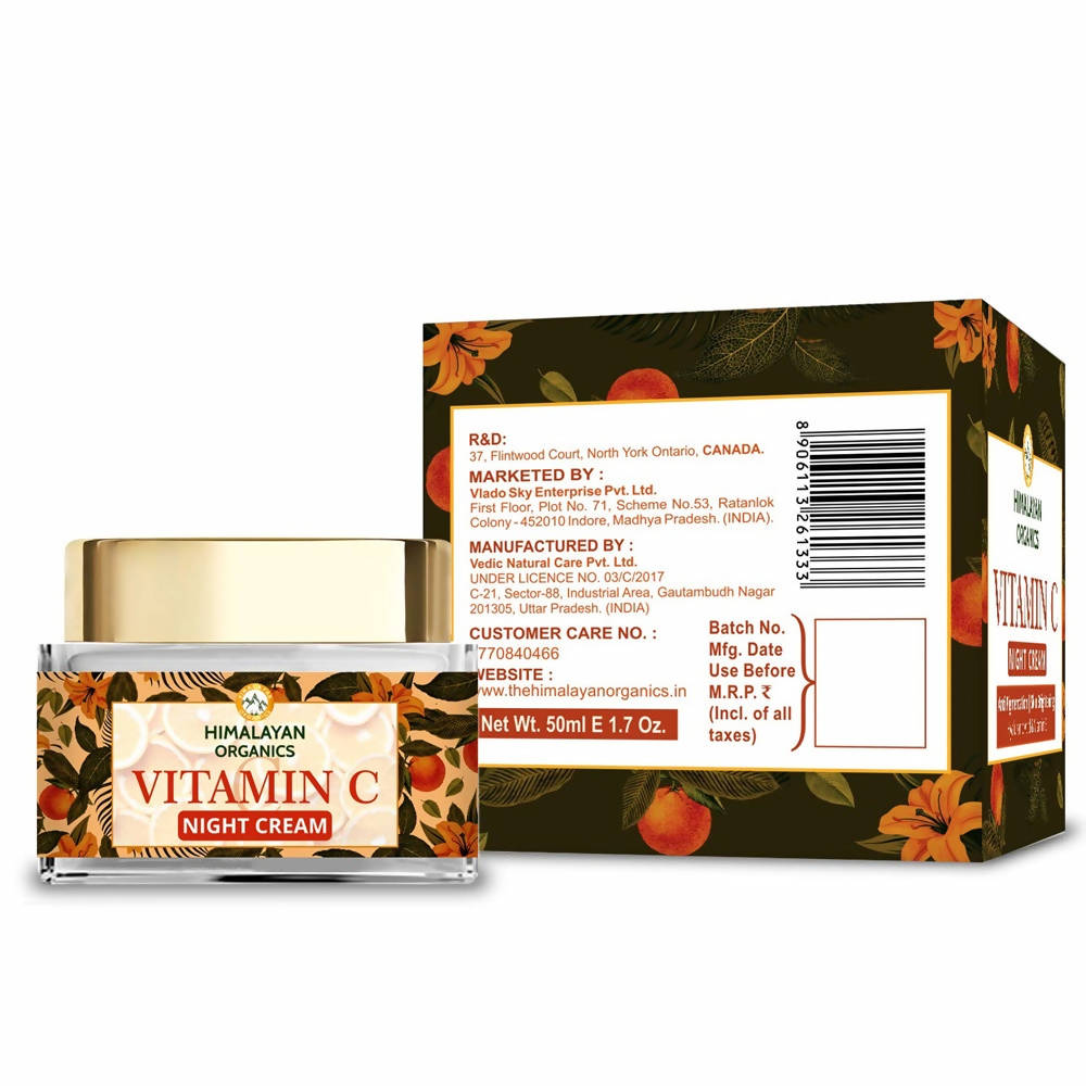Himalayan Organics Vitamin C Night Cream | Grocsy