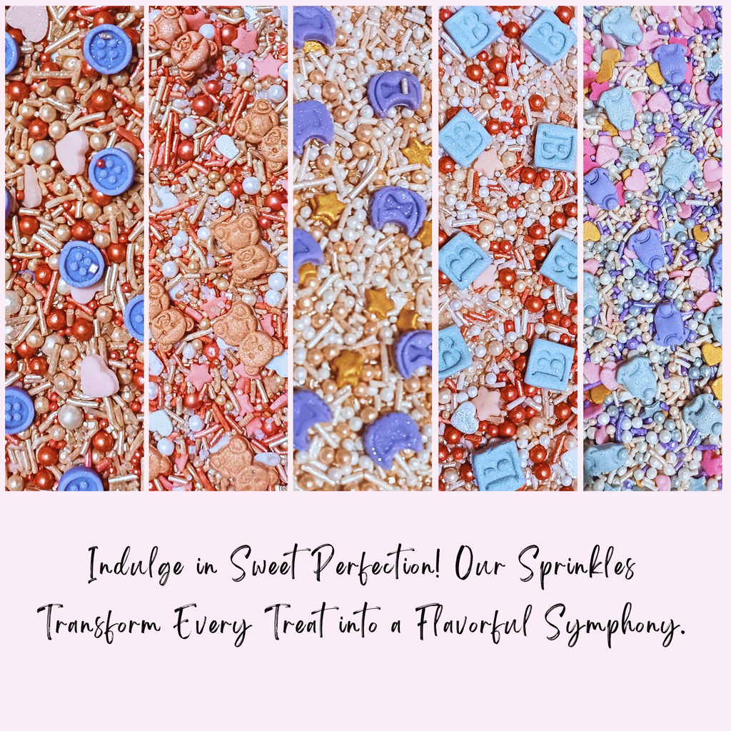 Confect Girls Baby Shower Sprinkles | Edible Sprinkles | Grocsy