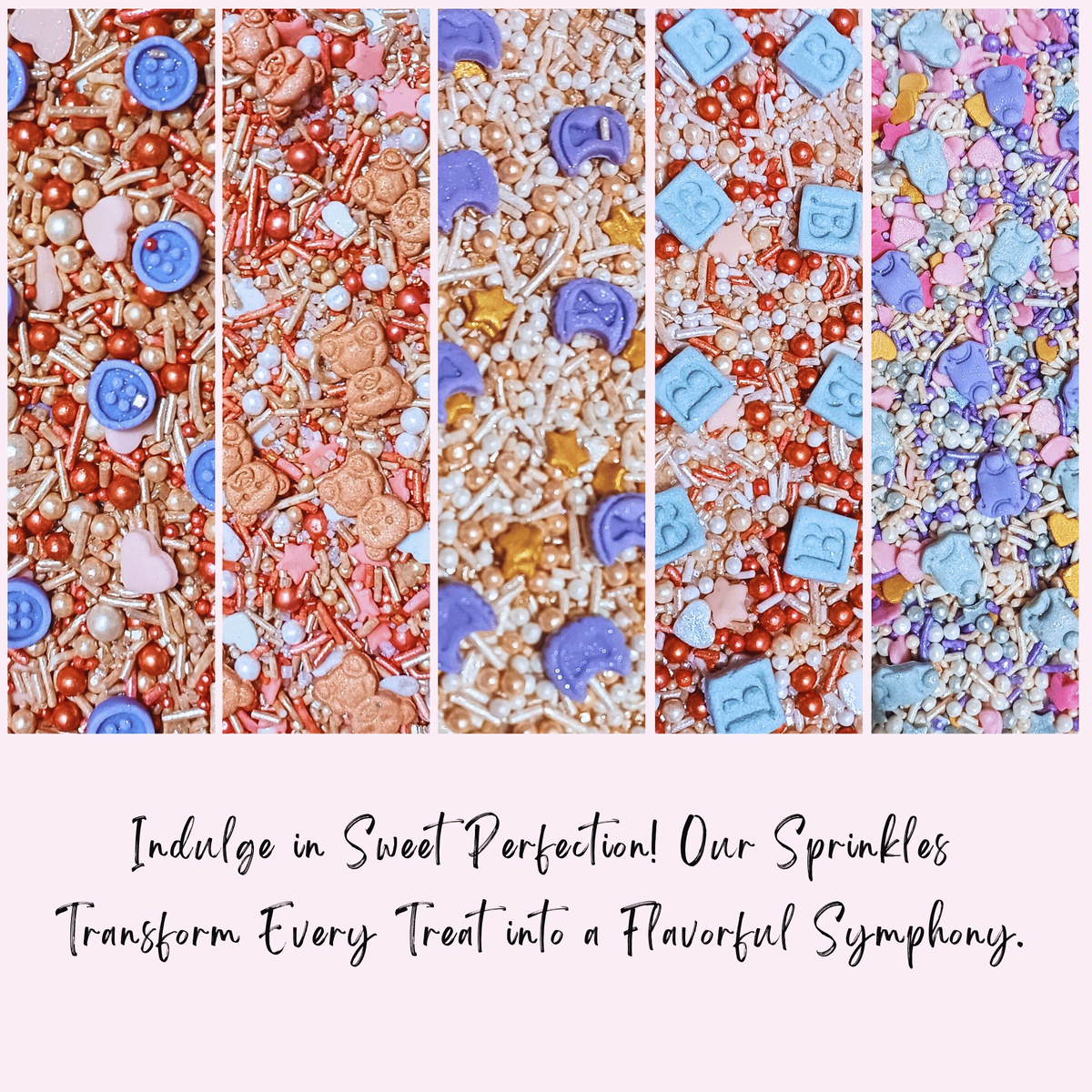 Confect Girls Baby Shower Sprinkles | Edible Sprinkles | Grocsy
