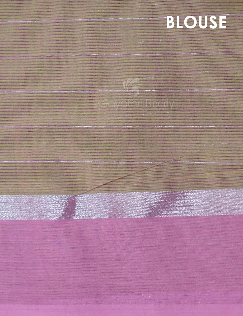 Dual Shade of Apple Green And Baby Pink Pure Mangalgiri Cotton By Gayathri Reddy Designer Studio | Grocsy
