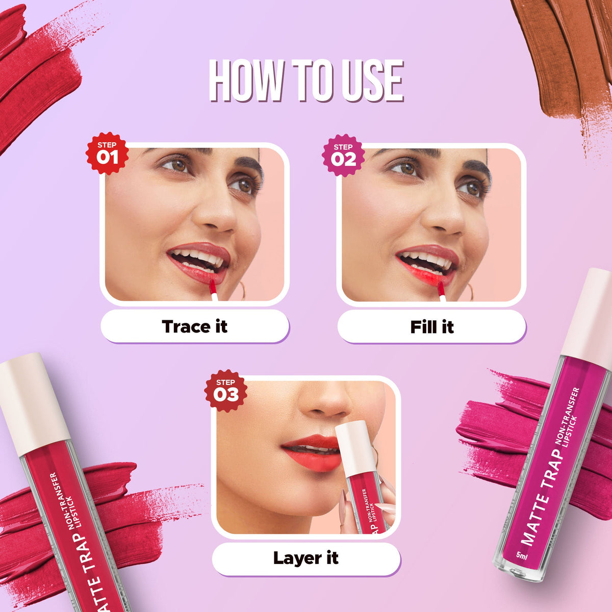 Hilary Rhoda Matte Trap Liquid Lipstick - Liberal Red 20 | Grocsy