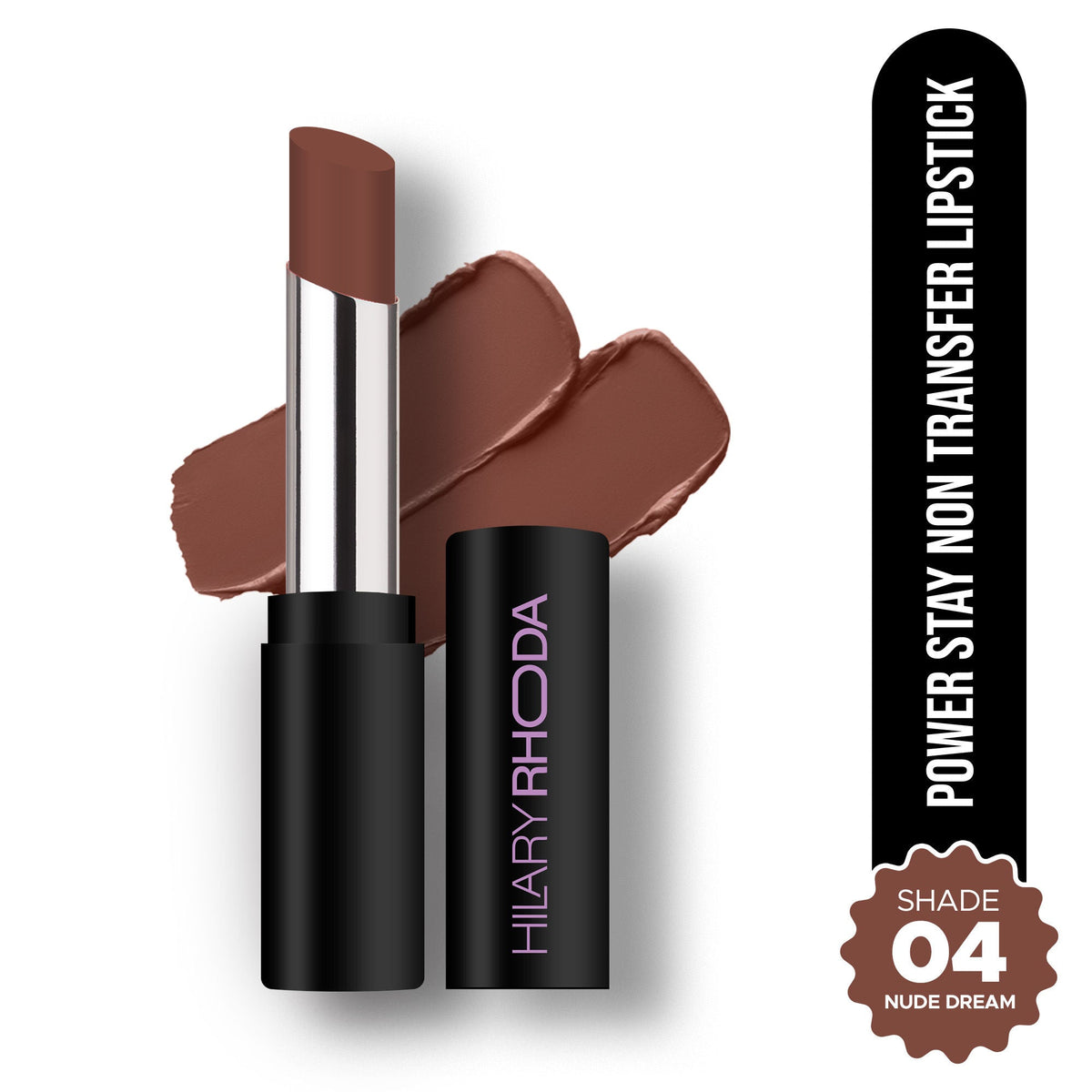Hilary Rhoda Power Stay Non Transfer Lipstick - Nude Dream 04 | Grocsy