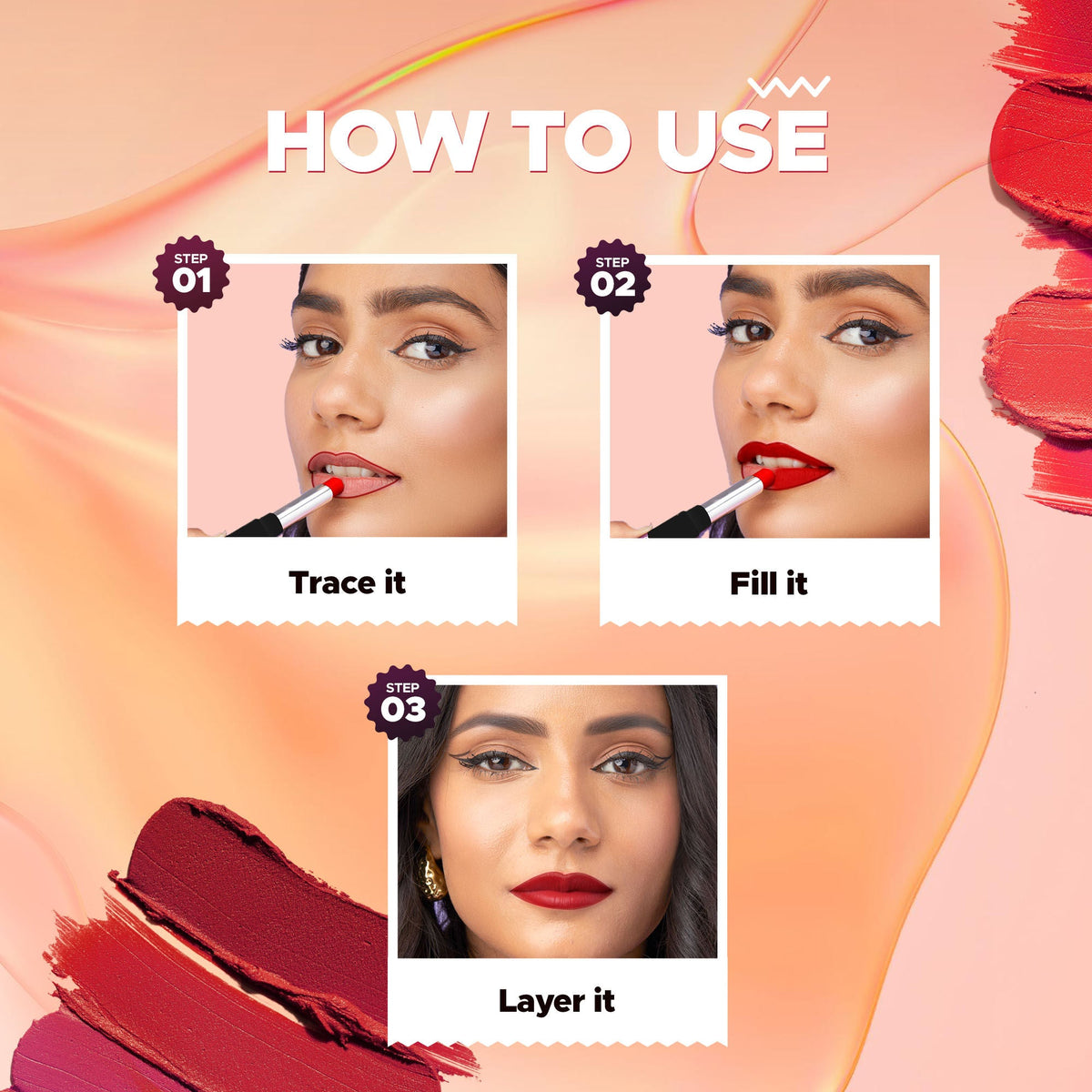 Hilary Rhoda Power Stay Non Transfer Lipstick - Rose Taupe 05 | Grocsy