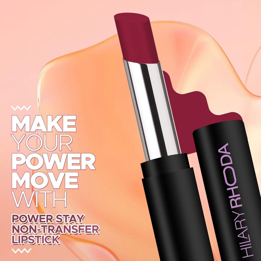 Hilary Rhoda Power Stay Non Transfer Lipstick - Flaming Pink 07 | Grocsy