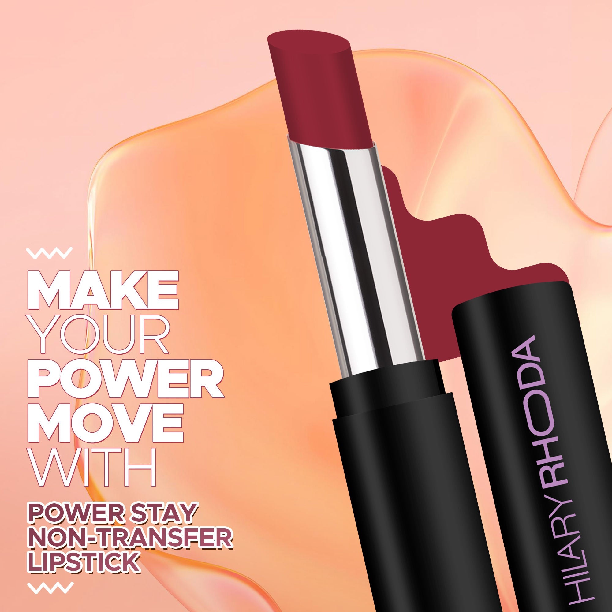 Hilary Rhoda Power Stay Non Transfer Lipstick - Petal Pink 12 | Grocsy