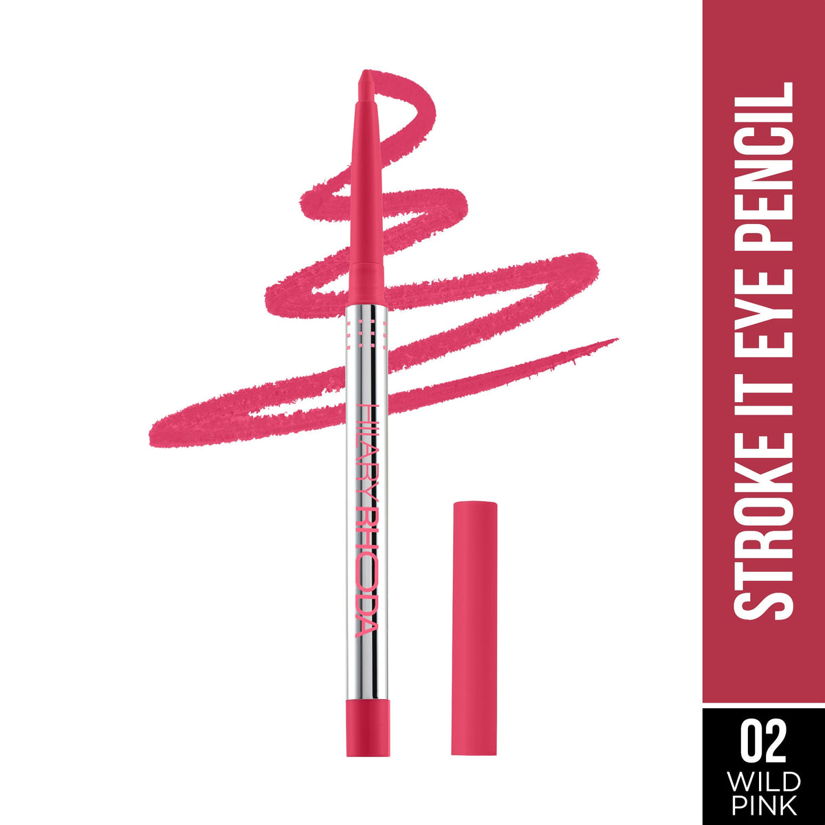 Hilary Rhoda Stroke It Eye Pencil - Wild Pink 02 | Grocsy