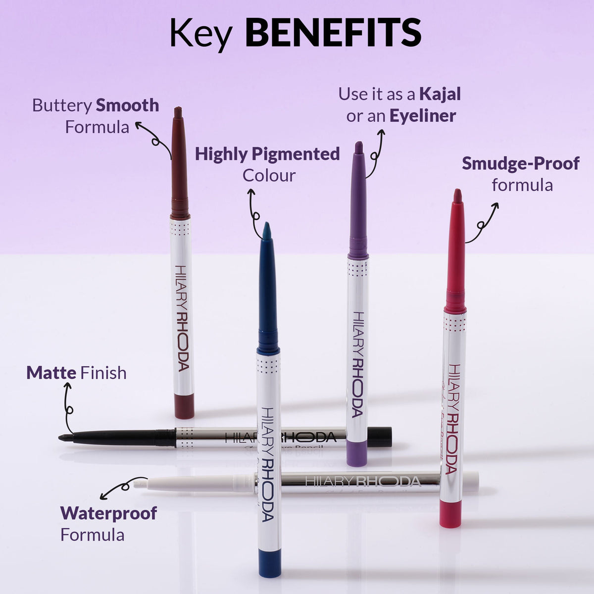 Hilary Rhoda Stroke It Eye Pencil - Wild Pink 02 | Grocsy