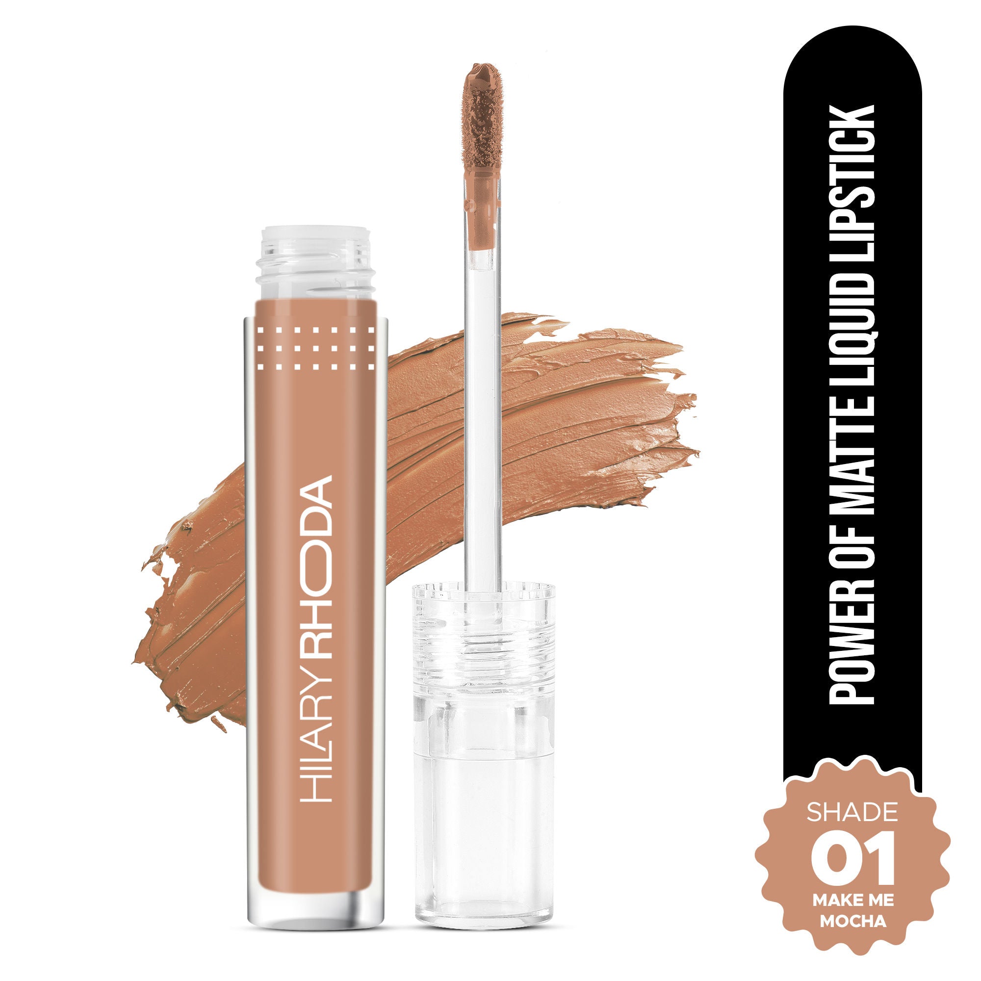 Hilary Rhoda Power Of Matte Liquid Lipstick - Make Me Mocha 01 | Grocsy