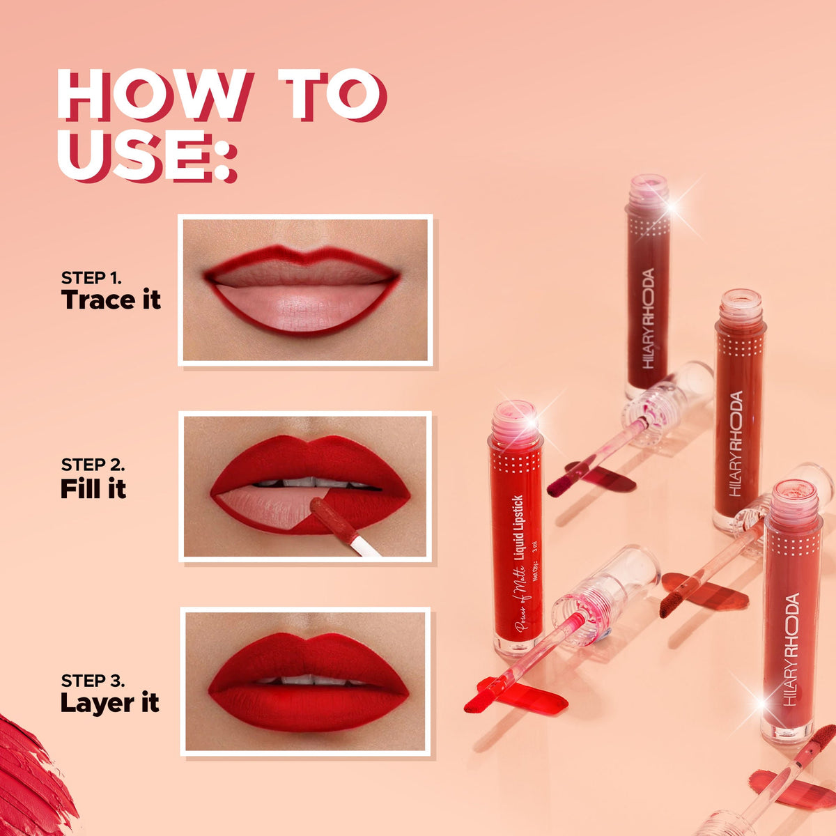 Hilary Rhoda Power Of Matte Liquid Lipstick - Old Rose 12 | Grocsy