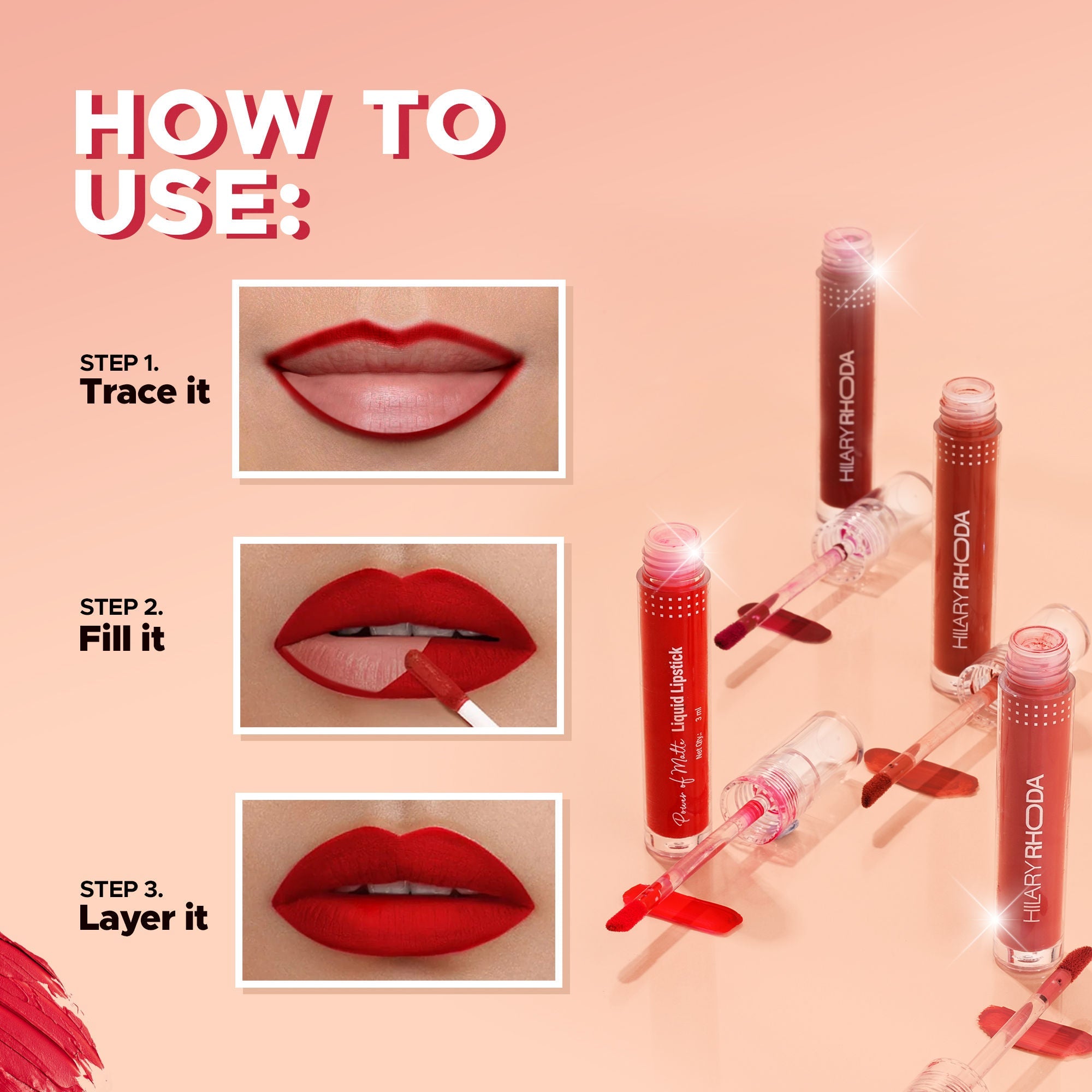 Hilary Rhoda Power Of Matte Liquid Lipstick - Sweet Almond 18 | Grocsy