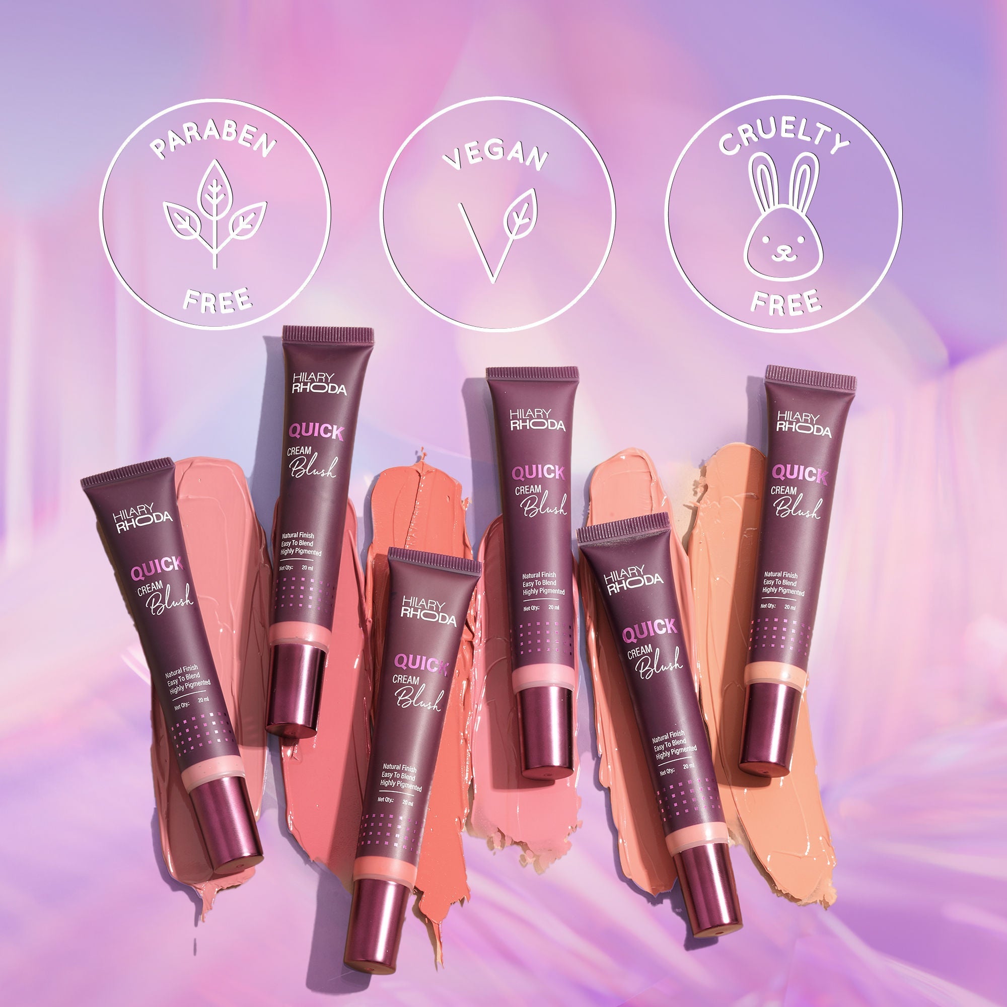 Hilary Rhoda Quick Cream Blush - Mauve Madness 03 | Grocsy