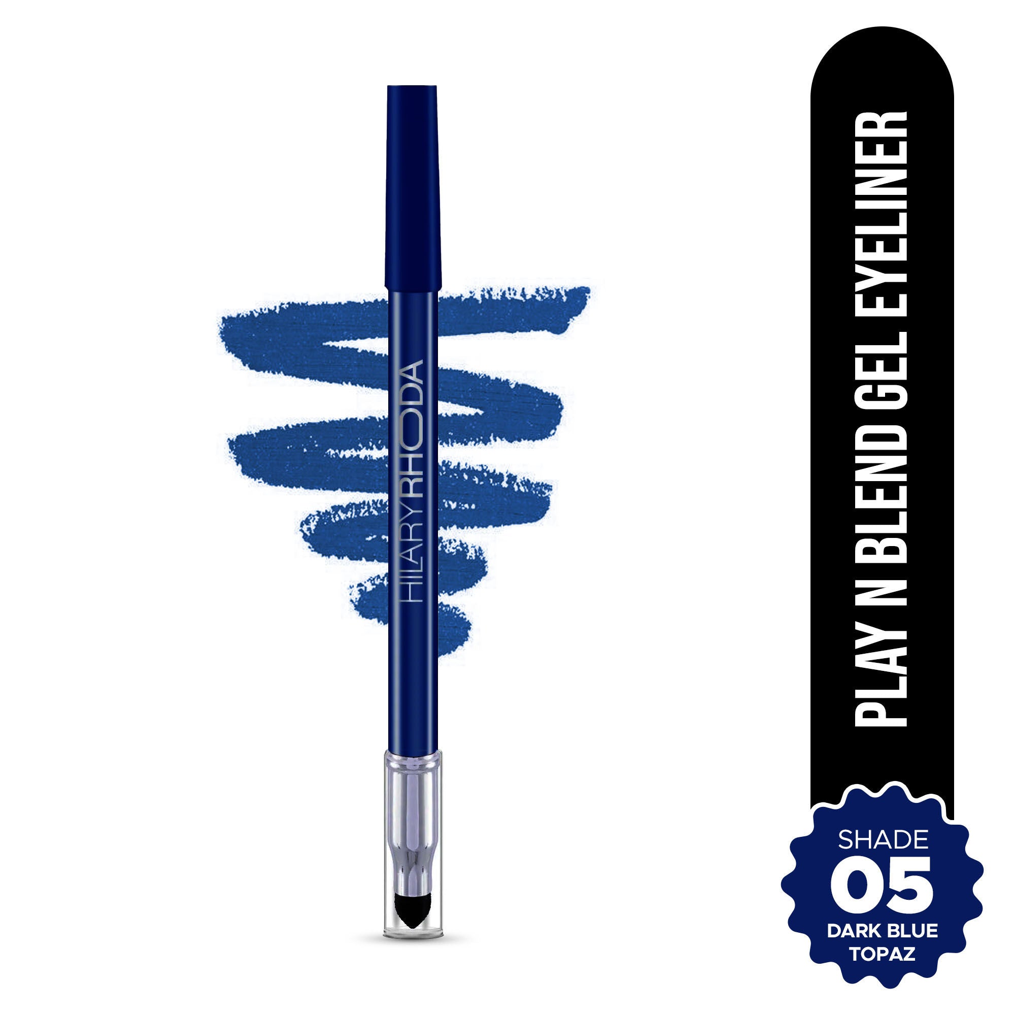 Hilary Rhoda Play N Blend Gel Eyeliner - Dark Blue Topaz 05 | Grocsy
