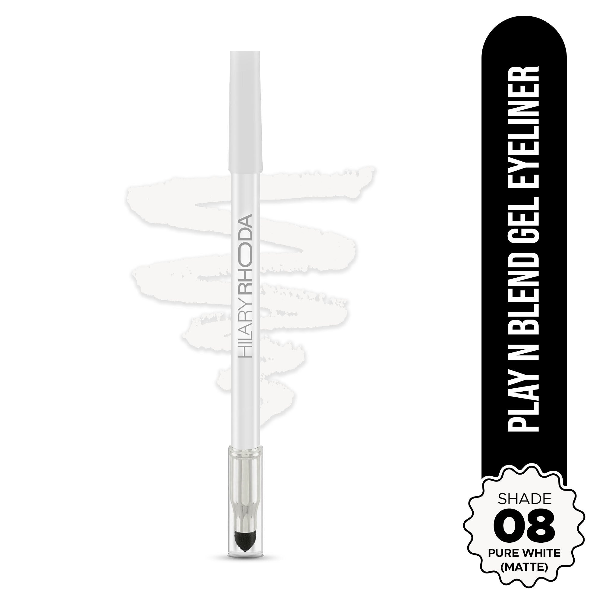 Hilary Rhoda Play N Blend Gel Eyeliner - Pure White 08 | Grocsy