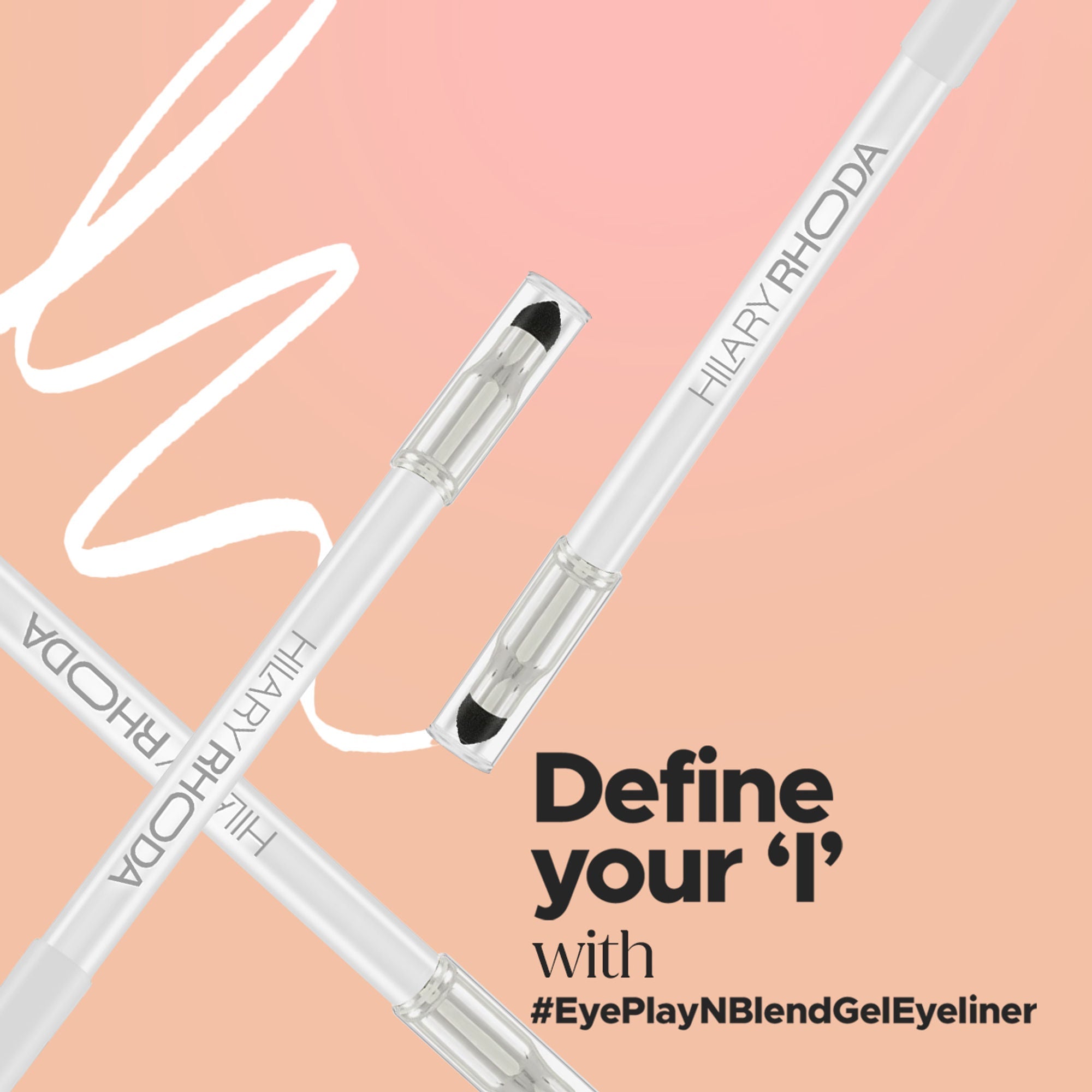 Hilary Rhoda Play N Blend Gel Eyeliner - Pure White 08 | Grocsy