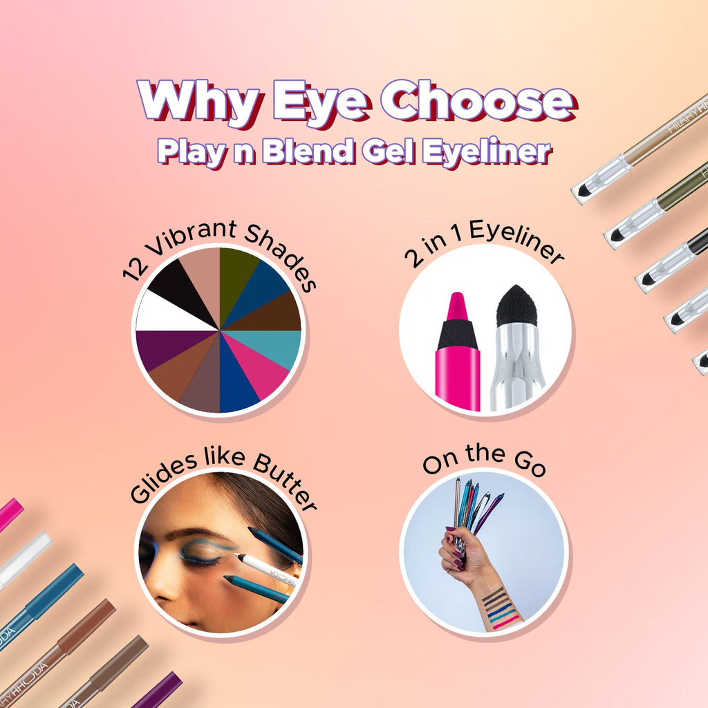 Hilary Rhoda Play N Blend Gel Eyeliner - Shimmer Brown 11 | Grocsy