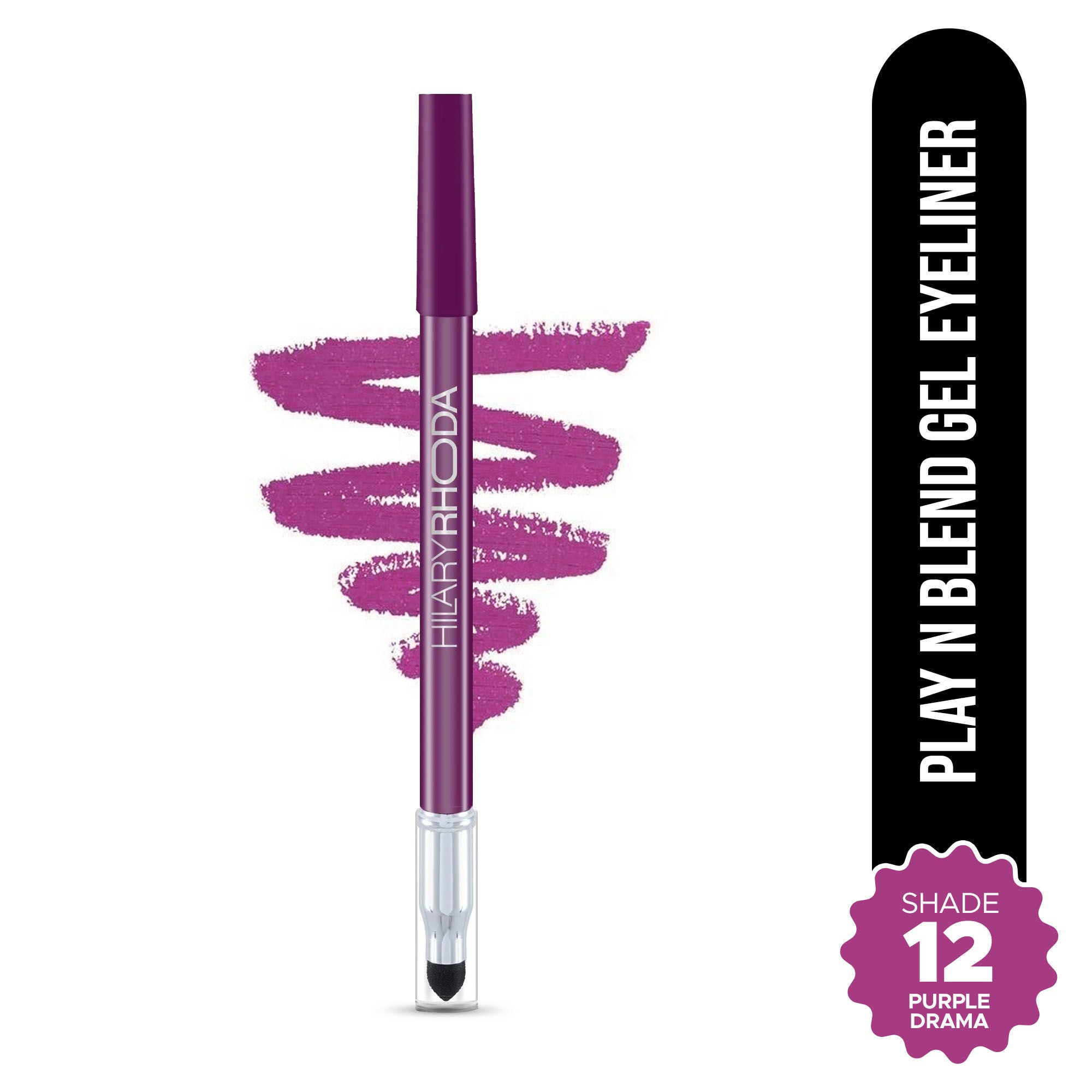 Hilary Rhoda Play N Blend Gel Eyeliner - Purple Drama 12 | Grocsy