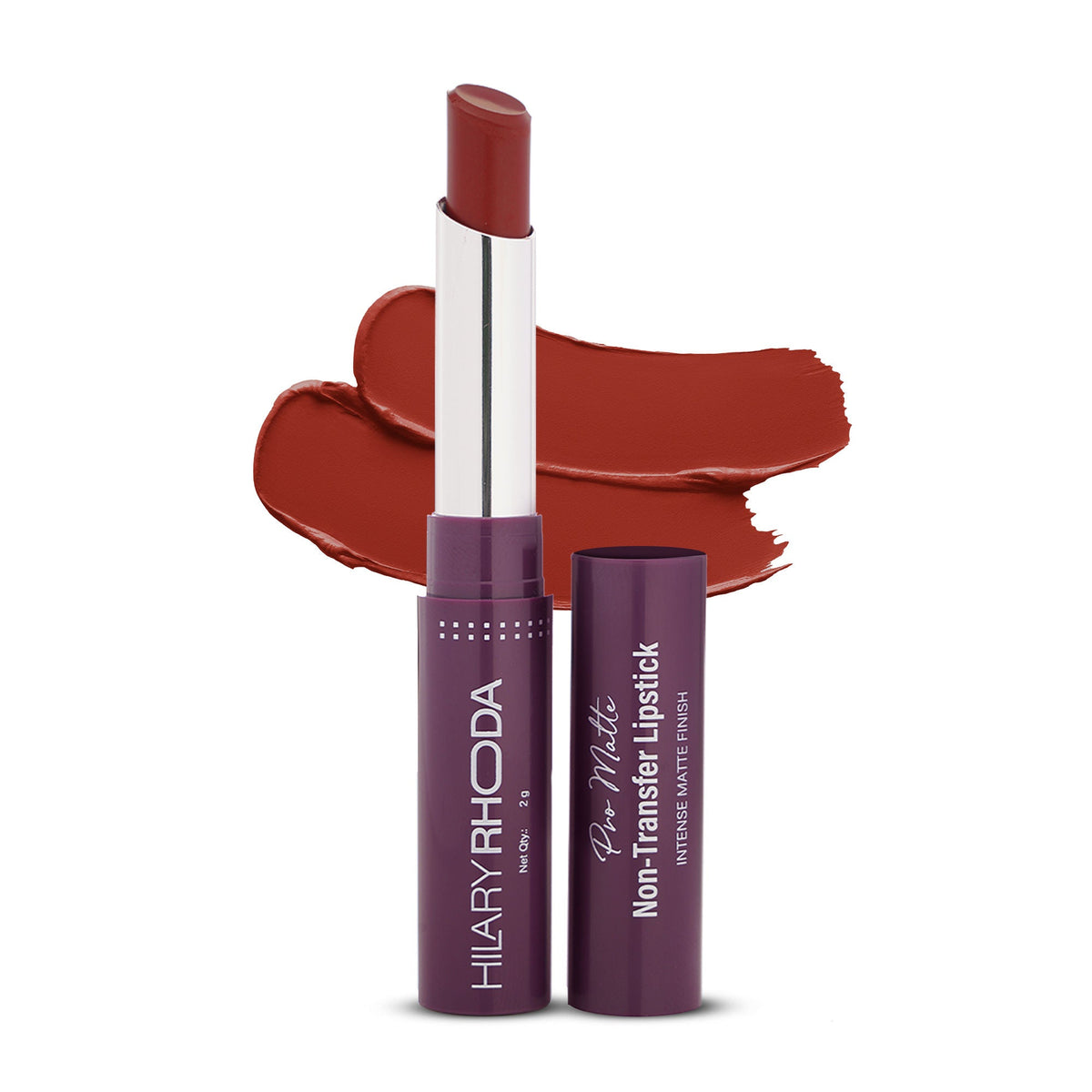 Hilary Rhoda Pro Matte Non-Transfer Waterproof Lipstick - Nude Rose 01 | Grocsy