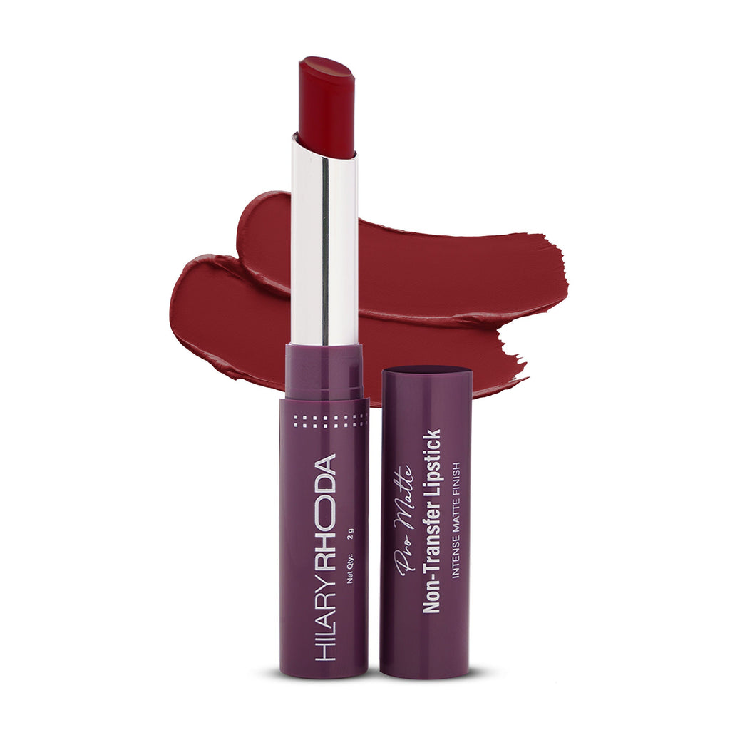Hilary Rhoda Pro Matte Non-Transfer Waterproof Lipstick - Nude Peach 02 | Grocsy