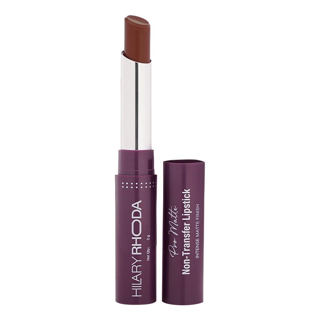 Hilary Rhoda Pro Matte Non-Transfer Waterproof Lipstick - Nude Brown 03 | Grocsy