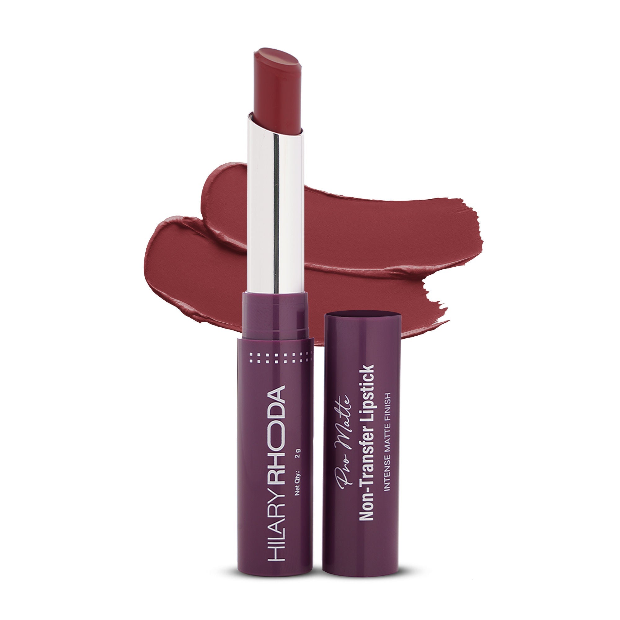 Hilary Rhoda Pro Matte Non-Transfer Waterproof Lipstick - Nude Pink 04 | Grocsy