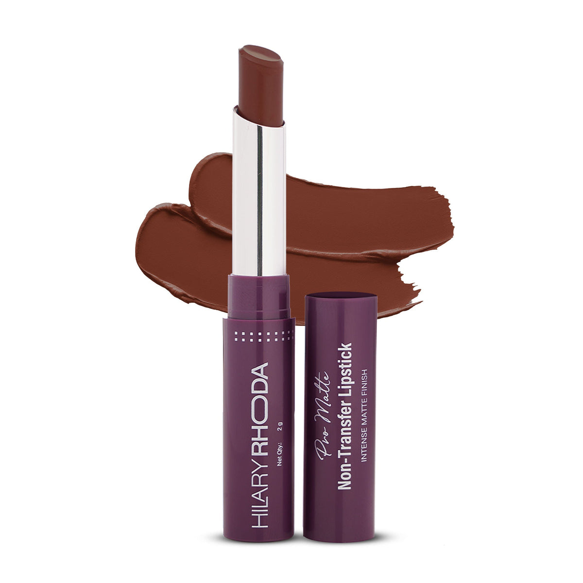 Hilary Rhoda Pro Matte Non-Transfer Waterproof Lipstick - Coffee Brown 10 | Grocsy