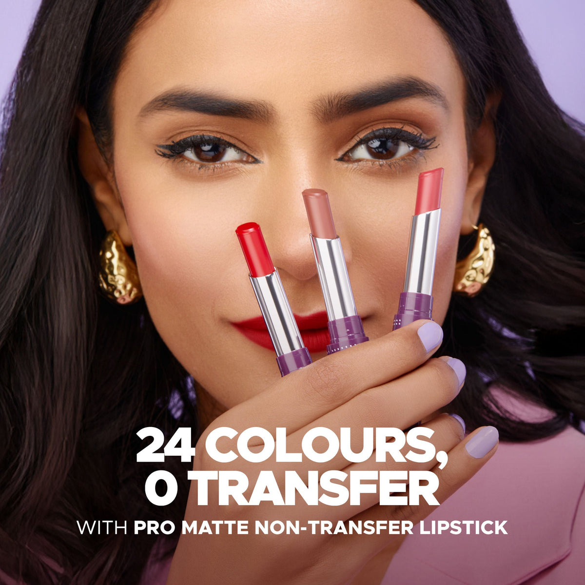 Hilary Rhoda Pro Matte Non-Transfer Waterproof Lipstick - Natural Coco 11 | Grocsy