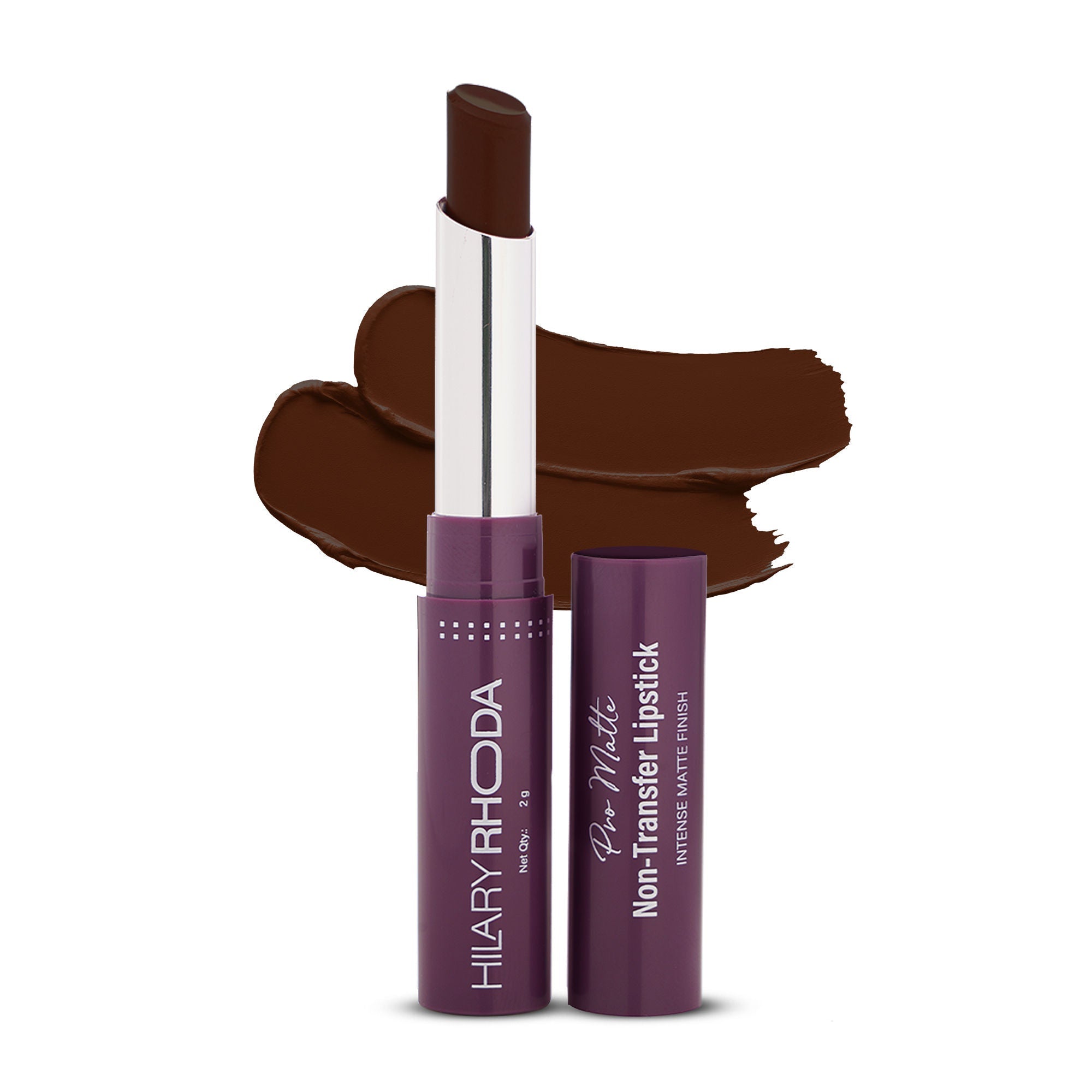 Hilary Rhoda Pro Matte Non-Transfer Waterproof Lipstick - Dark Brown 13 | Grocsy