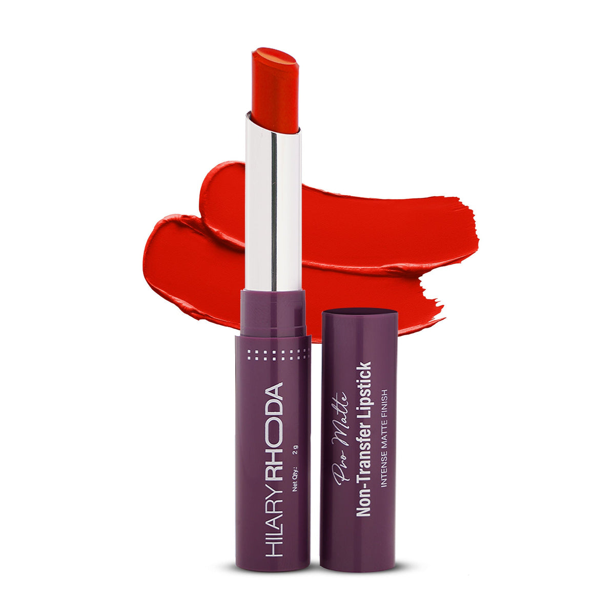 Hilary Rhoda Pro Matte Non-Transfer Waterproof Lipstick - Hot Red 16 | Grocsy