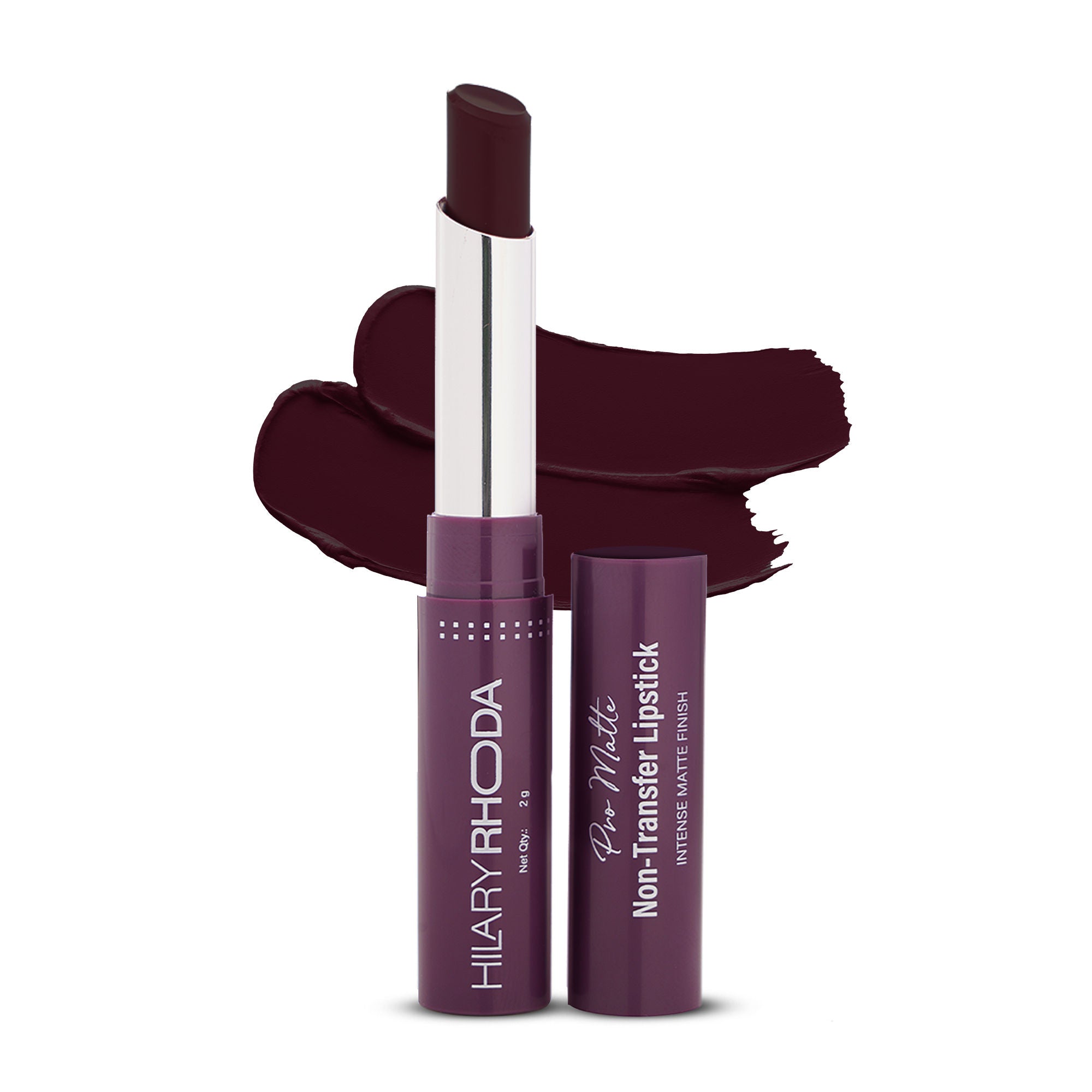 Hilary Rhoda Pro Matte Non-Transfer Waterproof Lipstick - Berry Bean 23 | Grocsy