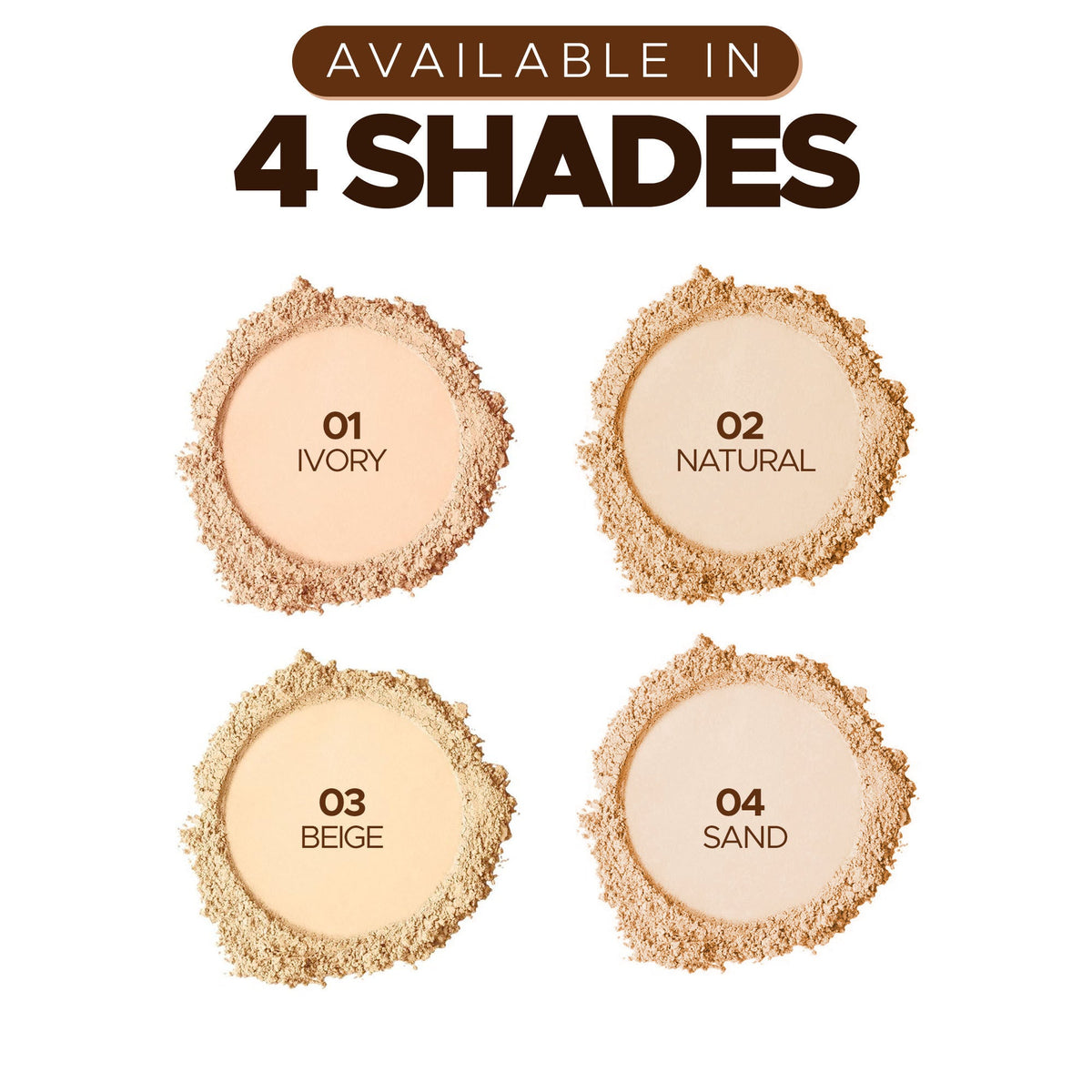 Hilary Rhoda HD High-Definition Matte Pressed Powder - Natural 02 | Grocsy