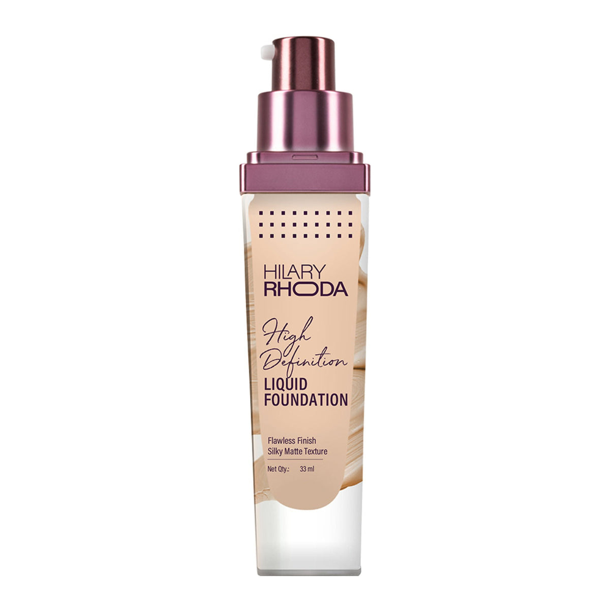 Hilary Rhoda Liquid High Definition Matte Foundation - Nude Beige 04 | Grocsy