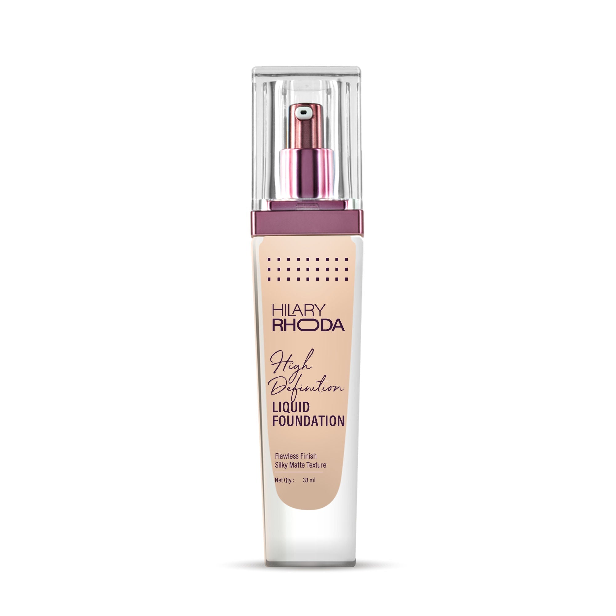 Hilary Rhoda Liquid High Definition Matte Foundation - Nude Beige 04 | Grocsy