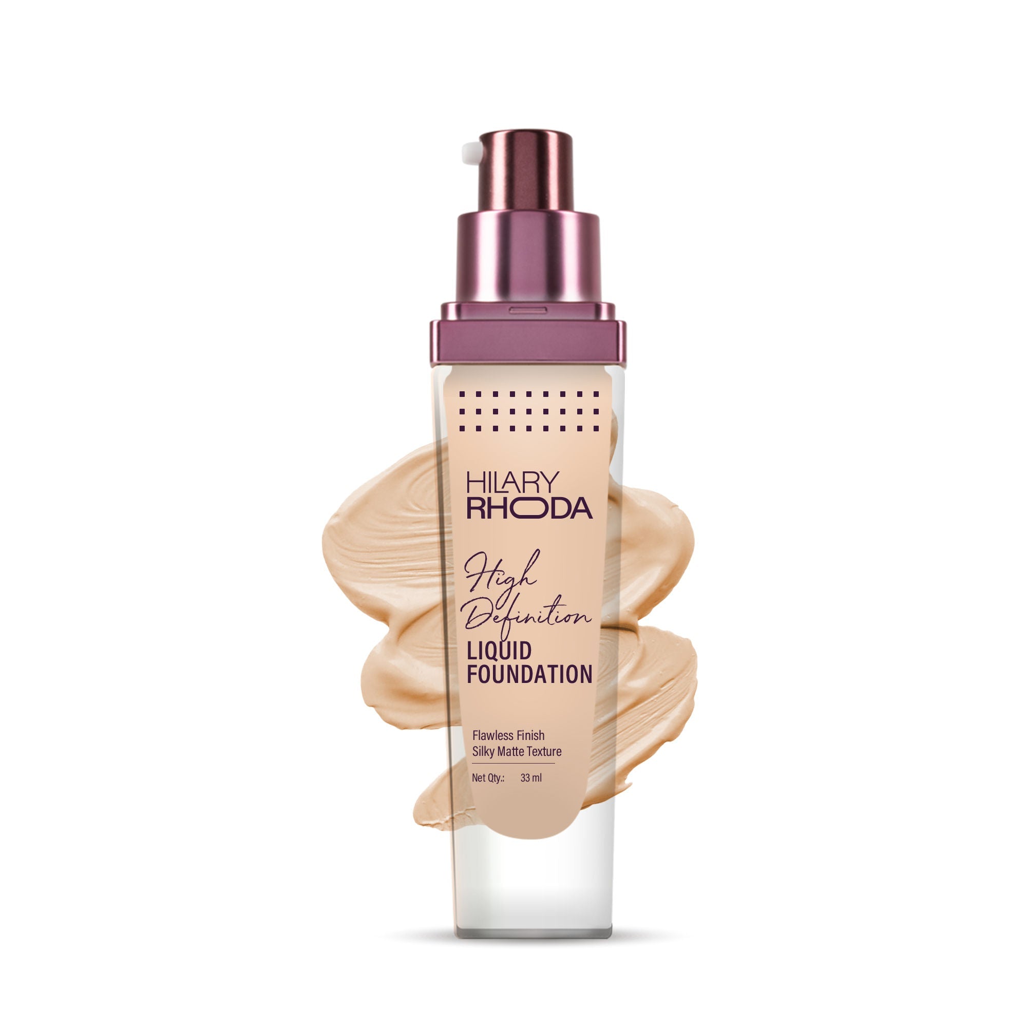 Hilary Rhoda Liquid High Definition Matte Foundation - Nude Beige 04 | Grocsy