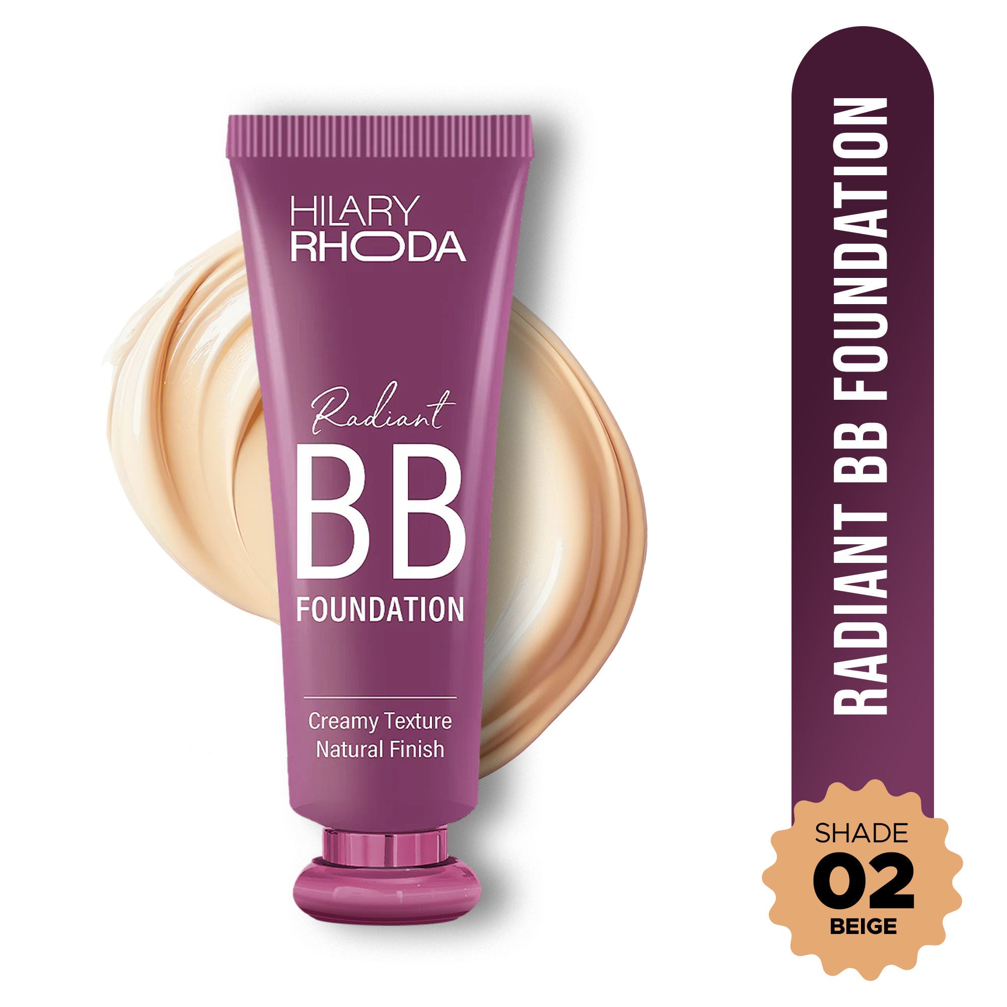 Hilary Rhoda Radiant Bb Foundation - Beige 02 | Grocsy
