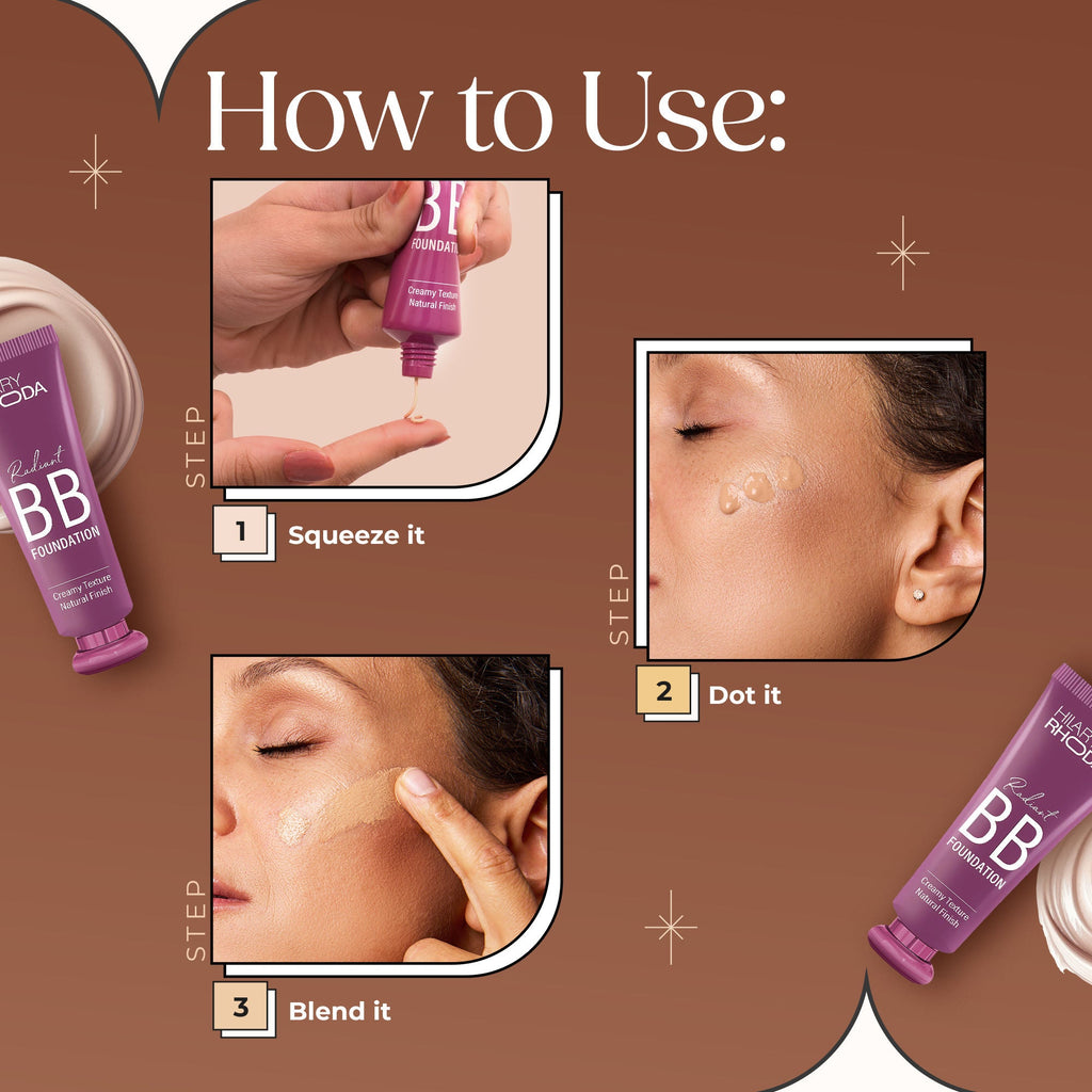 Hilary Rhoda Radiant Bb Foundation - Ivory 03 | Grocsy