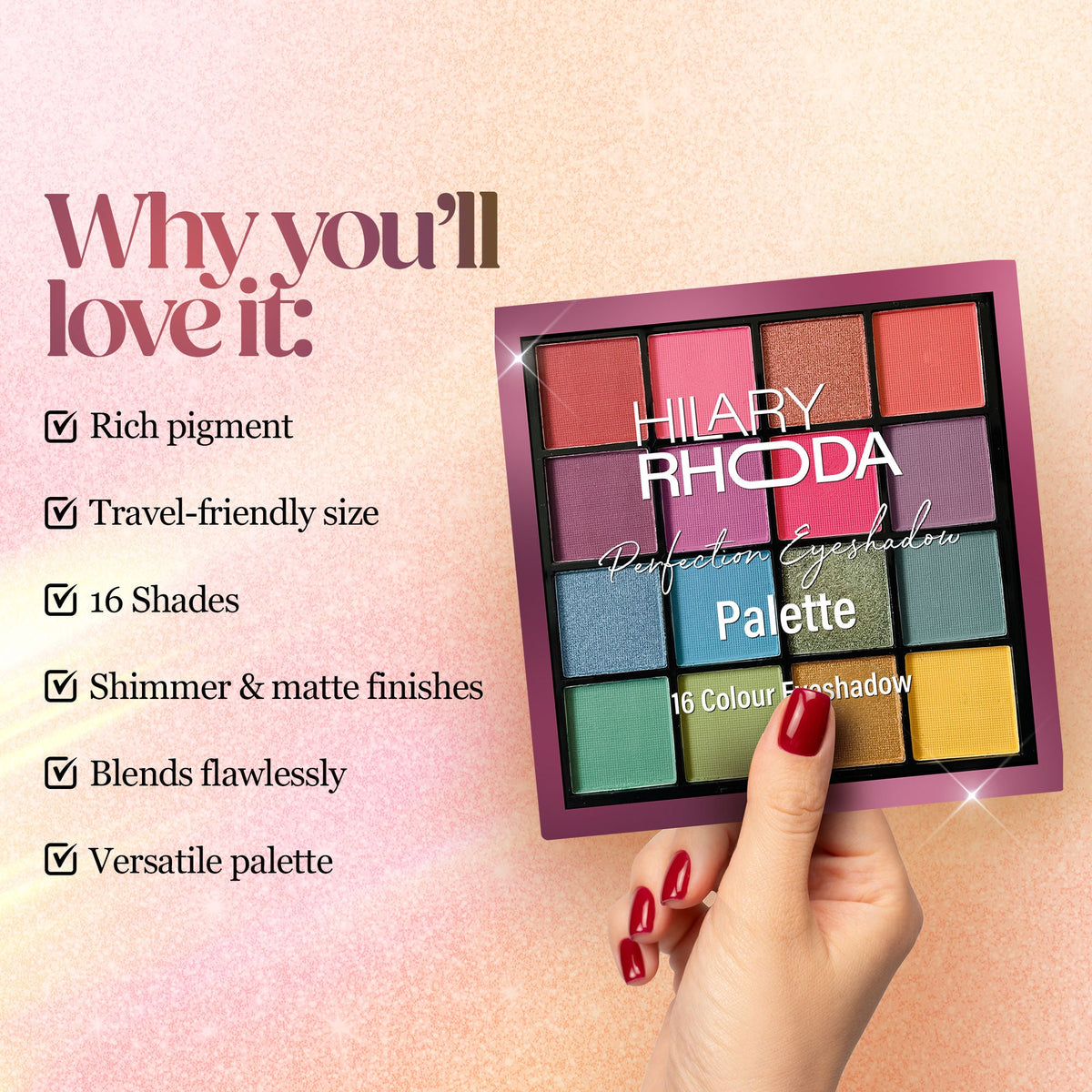 Hilary Rhoda Perfection Eyeshadow Palette - 2 | Grocsy