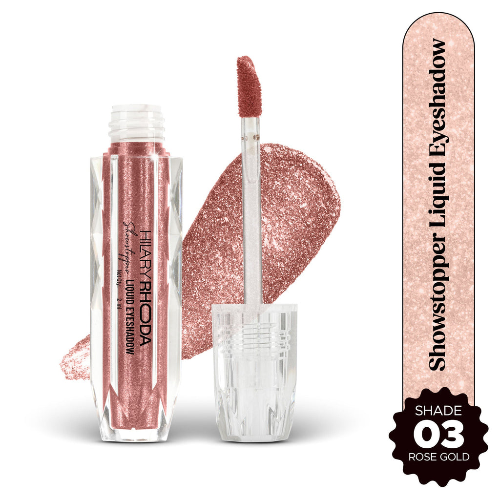 Hilary Rhoda Showstopper Liquid Eyeshadow - Rose Gold 03 | Grocsy