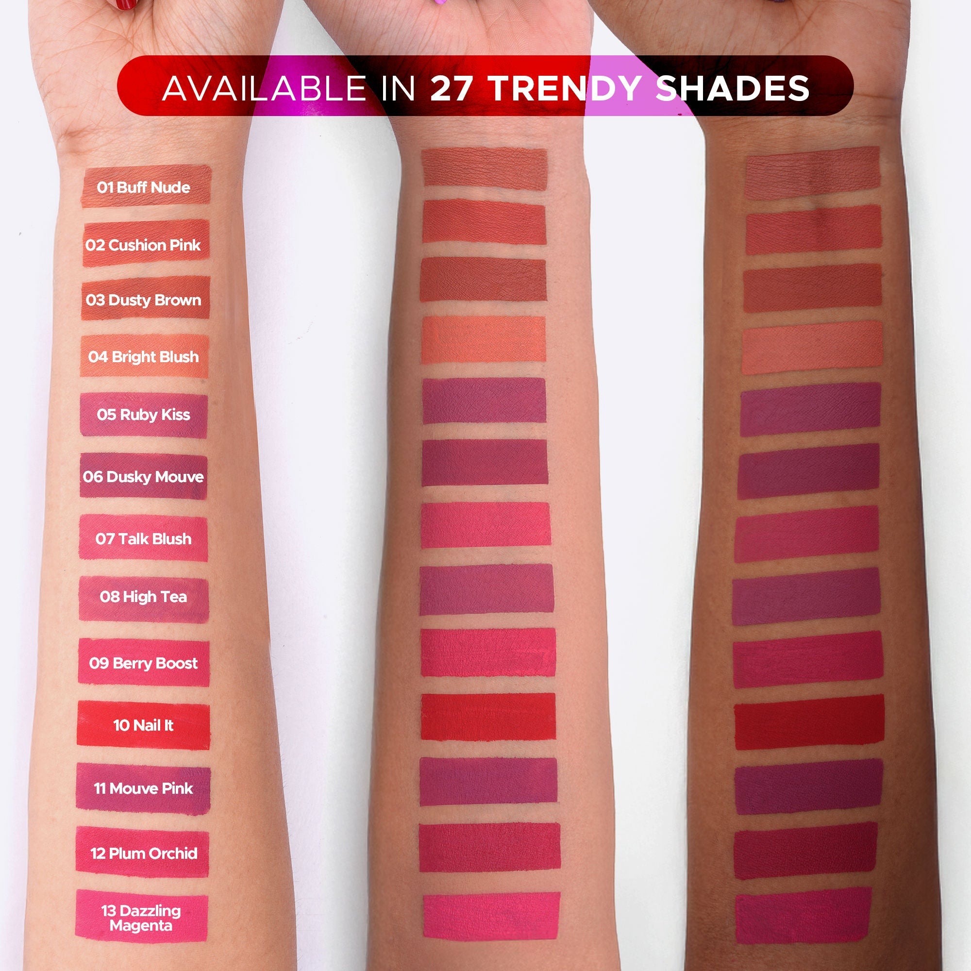 Hilary Rhoda Matte Love Non Transfer Liquid Lipstick - Zinina 15 | Grocsy