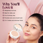 Hilary Rhoda Slay All Day Matte Compact - Ivory 01 | Grocsy