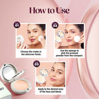 Hilary Rhoda Slay All Day Matte Compact - Ivory 01 | Grocsy