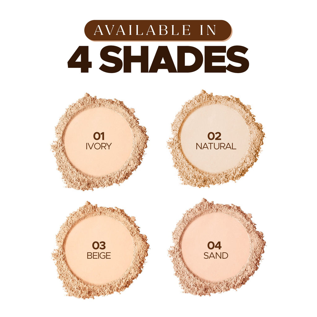 Hilary Rhoda Slay All Day Matte Compact - Ivory 01 | Grocsy