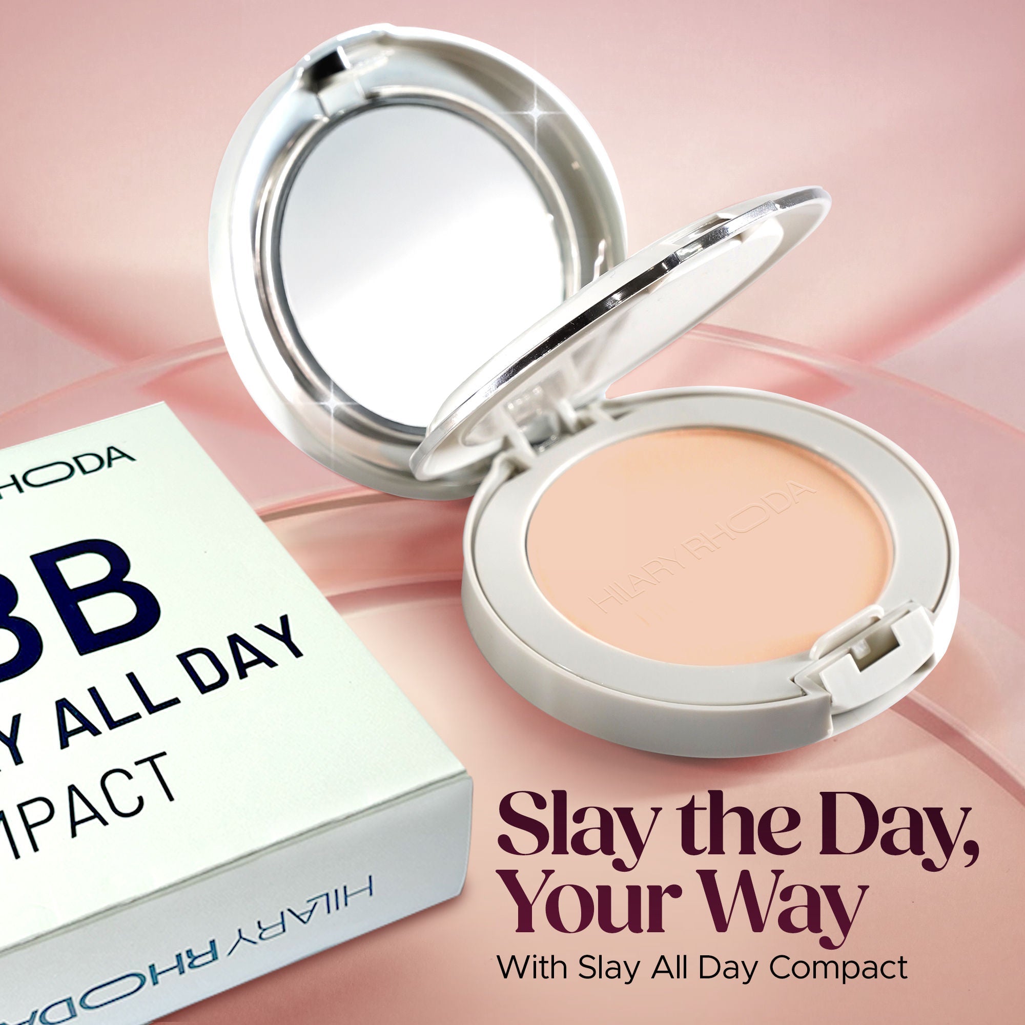 Hilary Rhoda Slay All Day Matte Compact - Sand 04 | Grocsy