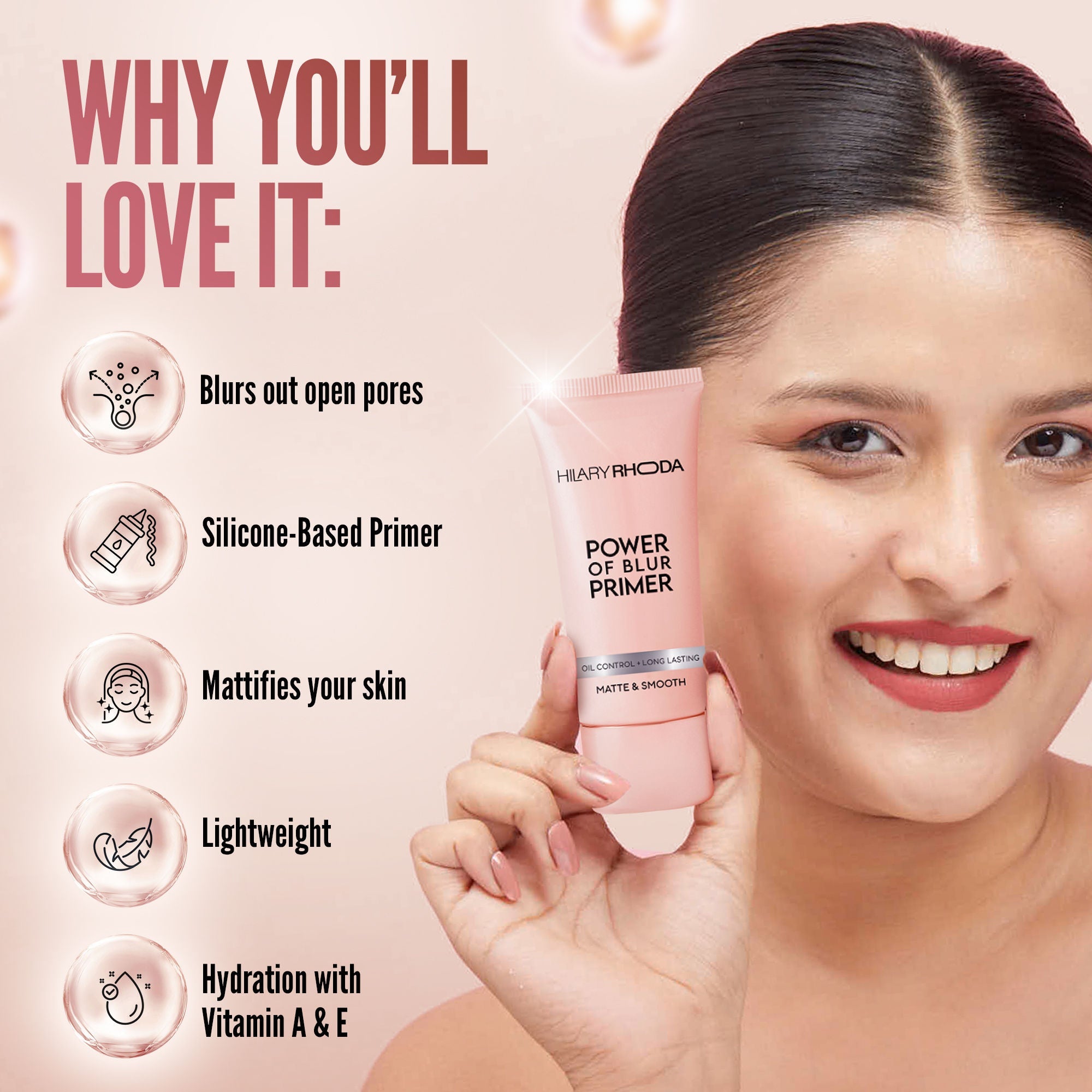 Hilary Rhoda Power Of Blur Matte Primer | Grocsy